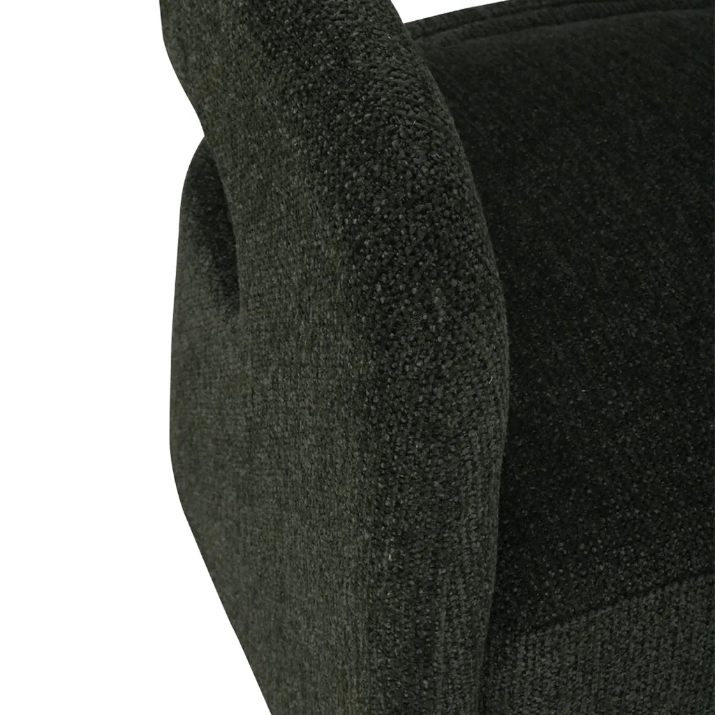 Seam Armchair - Coral Dark Green