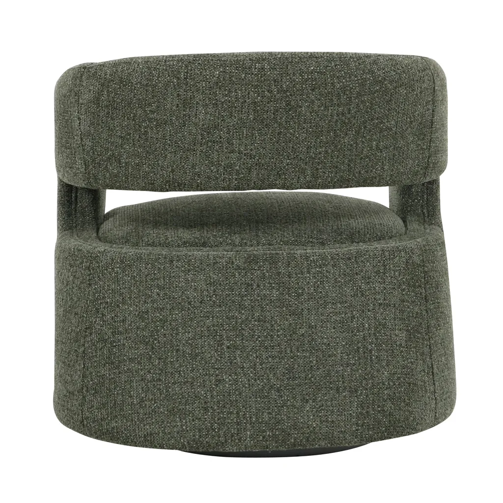 Seam Armchair - Coral Dark Green