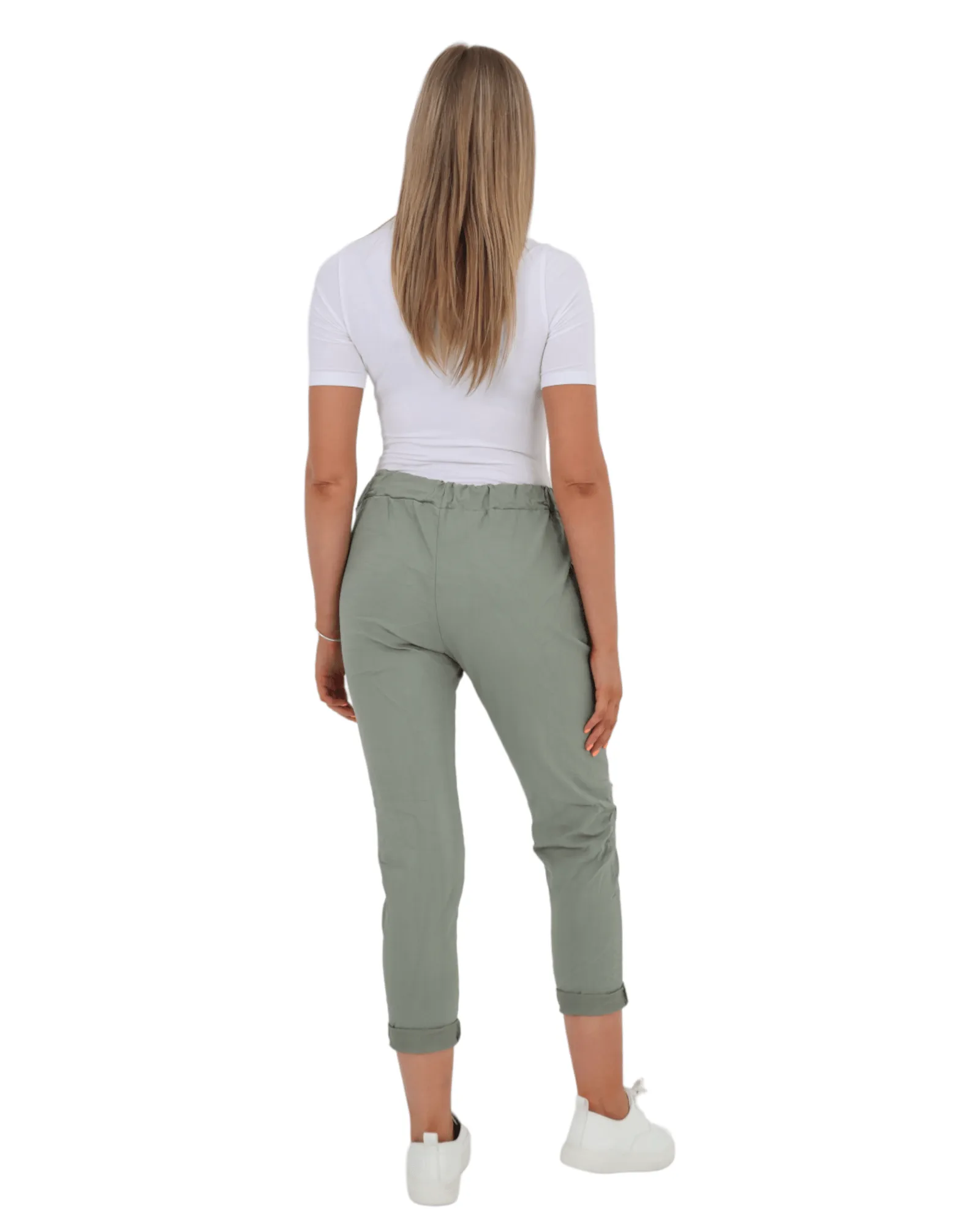 Sequin Details Magic Pants