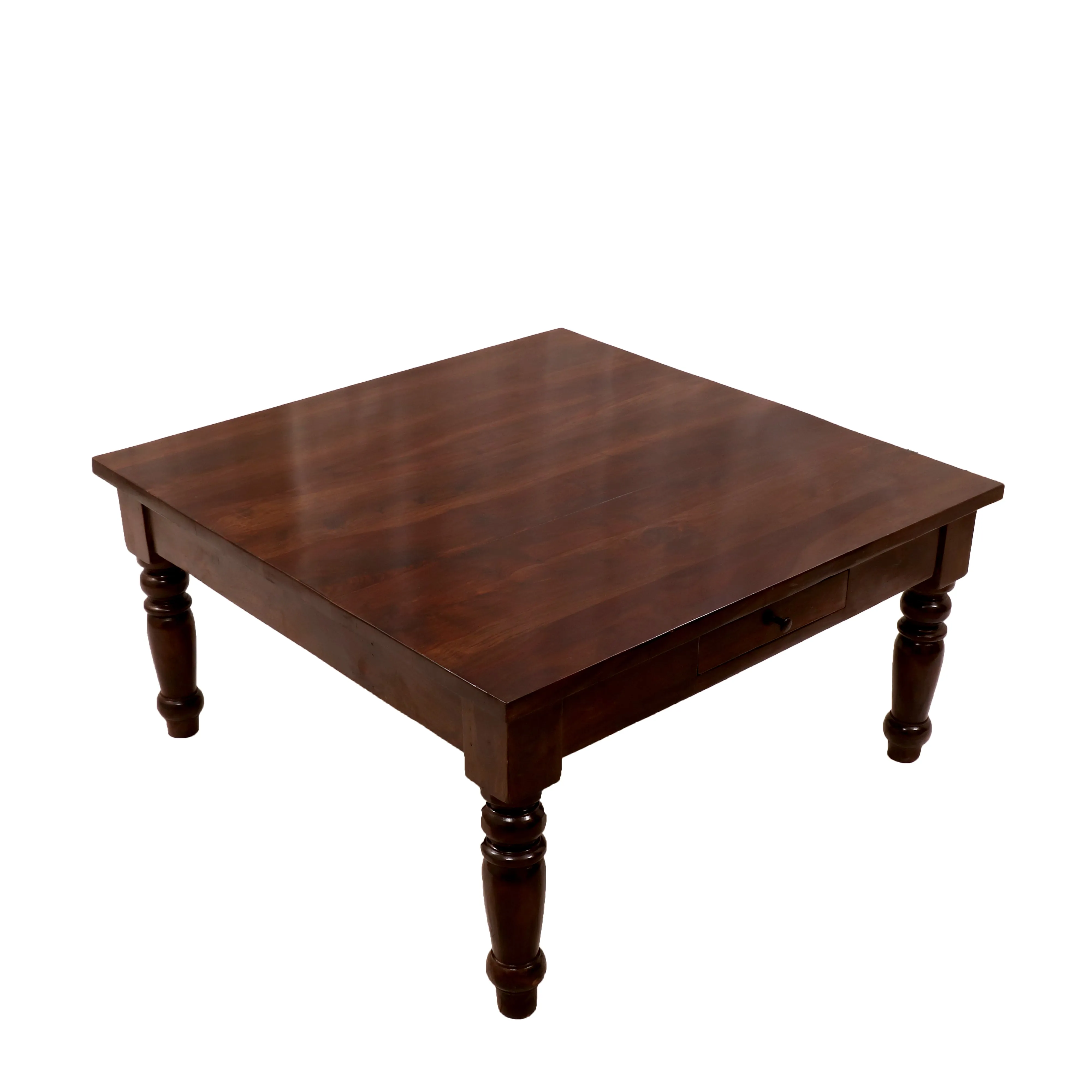 Sheesham wood single drawer coffee table