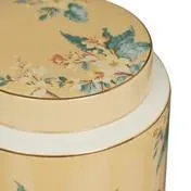 Short Florintine Ceramic Lidded Vessel
