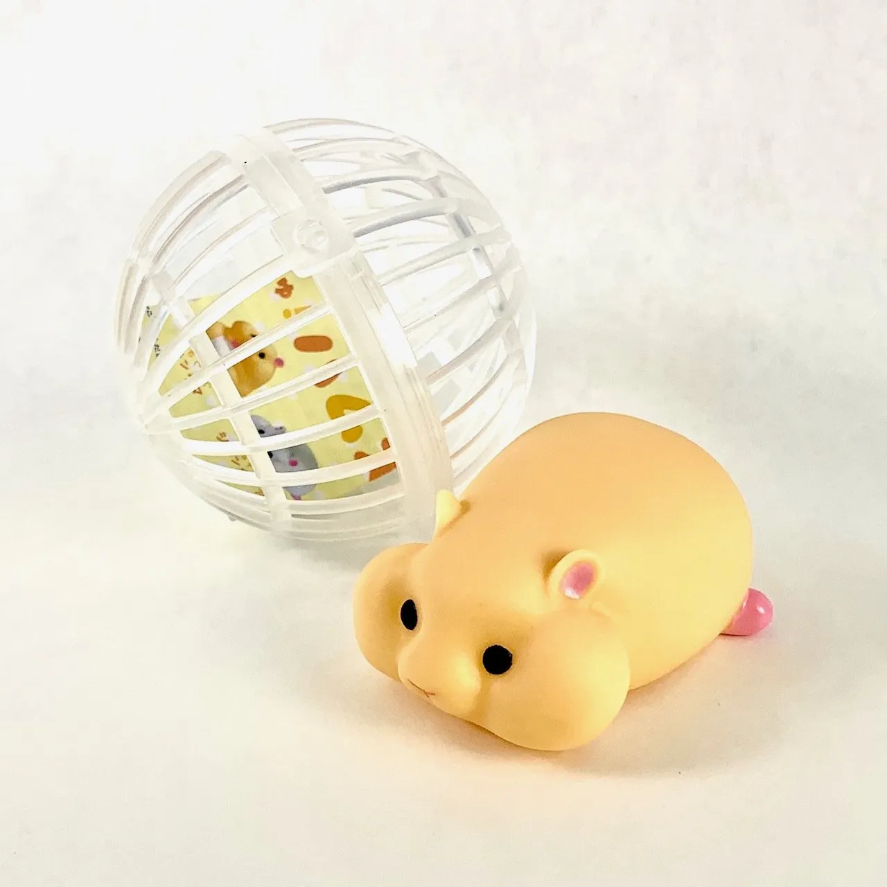 Soft Hamster in Ball - Gashapon Capsule Surprise