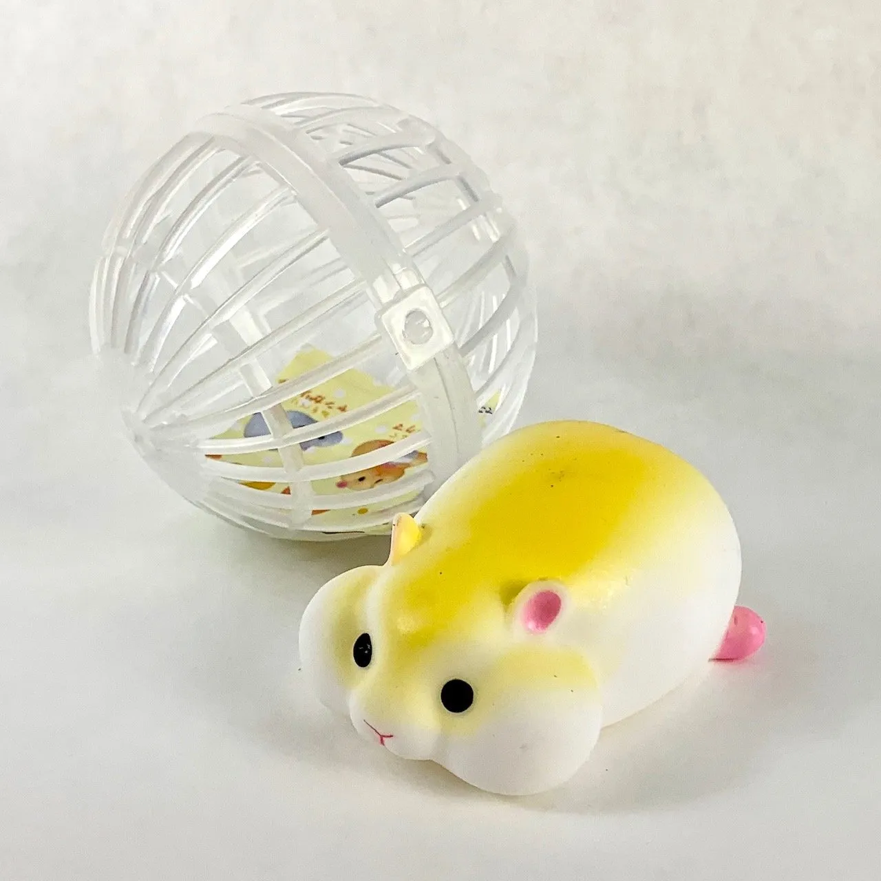 Soft Hamster in Ball - Gashapon Capsule Surprise