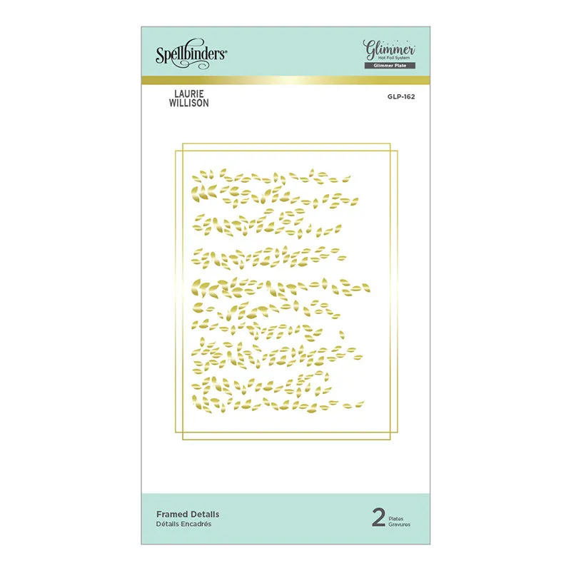Spellbinders Glimmer Plates Framed Details*