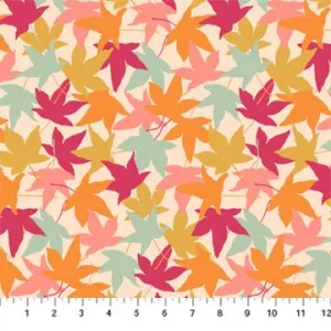 SPLENDOR CREAM MULTI LEAVES
