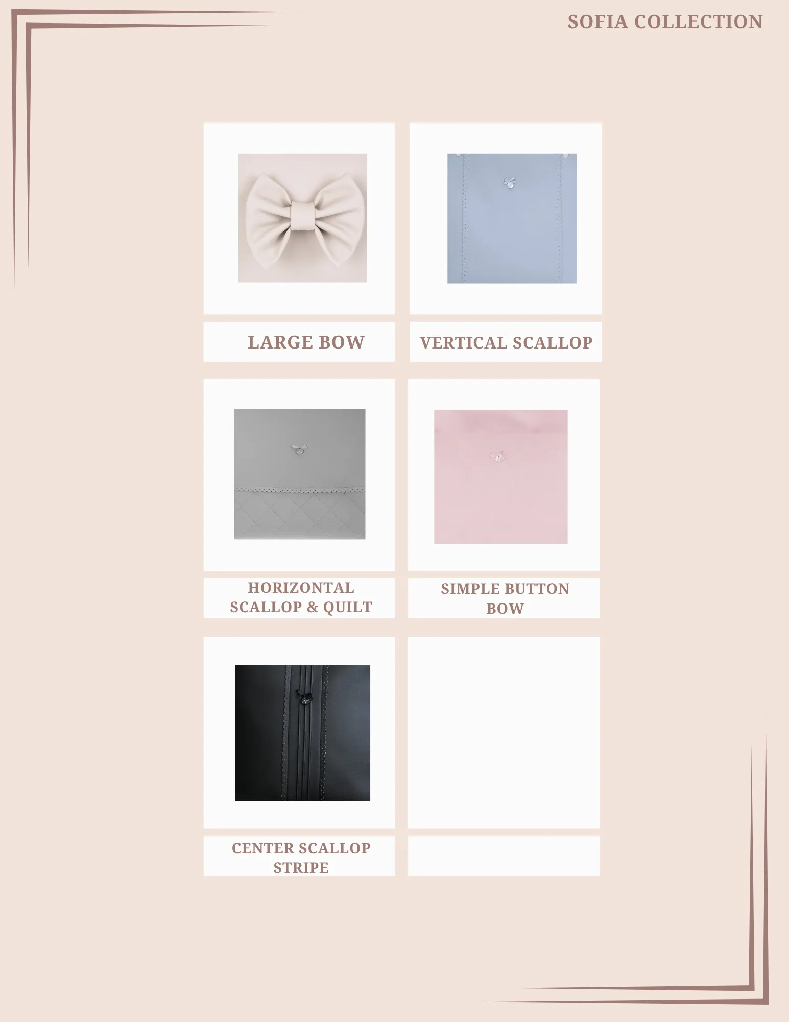 Standard Diaper Bag | Sofia Collection