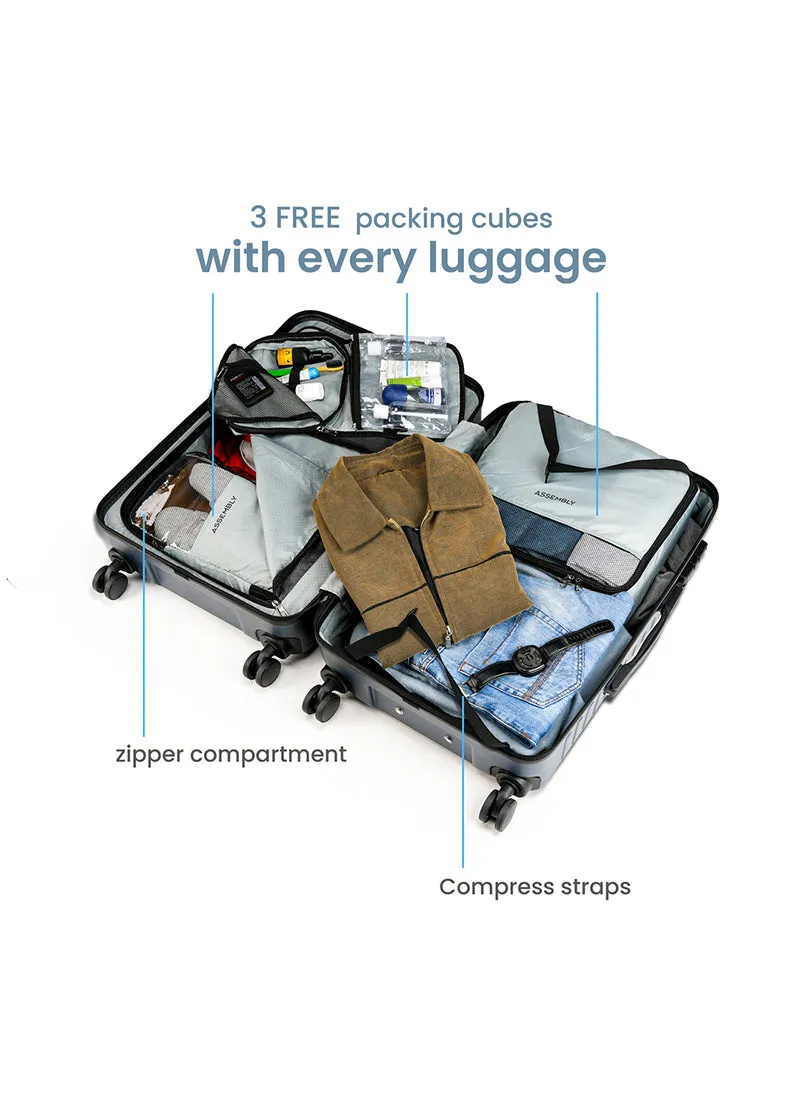 Stark | Tropical Print | Cabin Hard Luggage