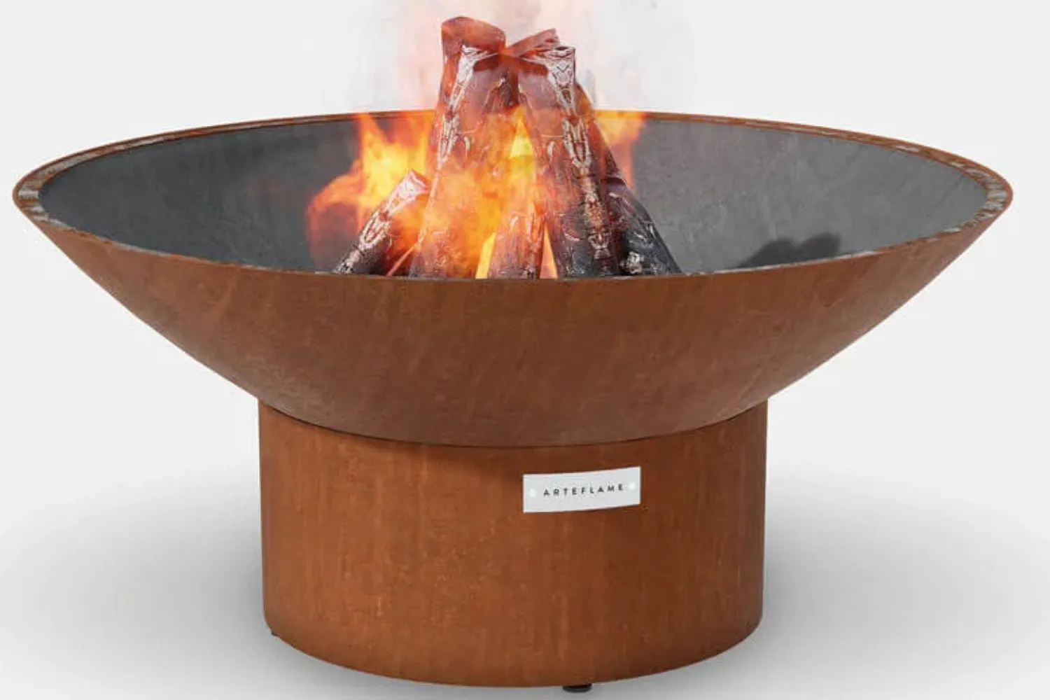 Steel Wood Burning Fire Pit | Arteflame 40 Inch