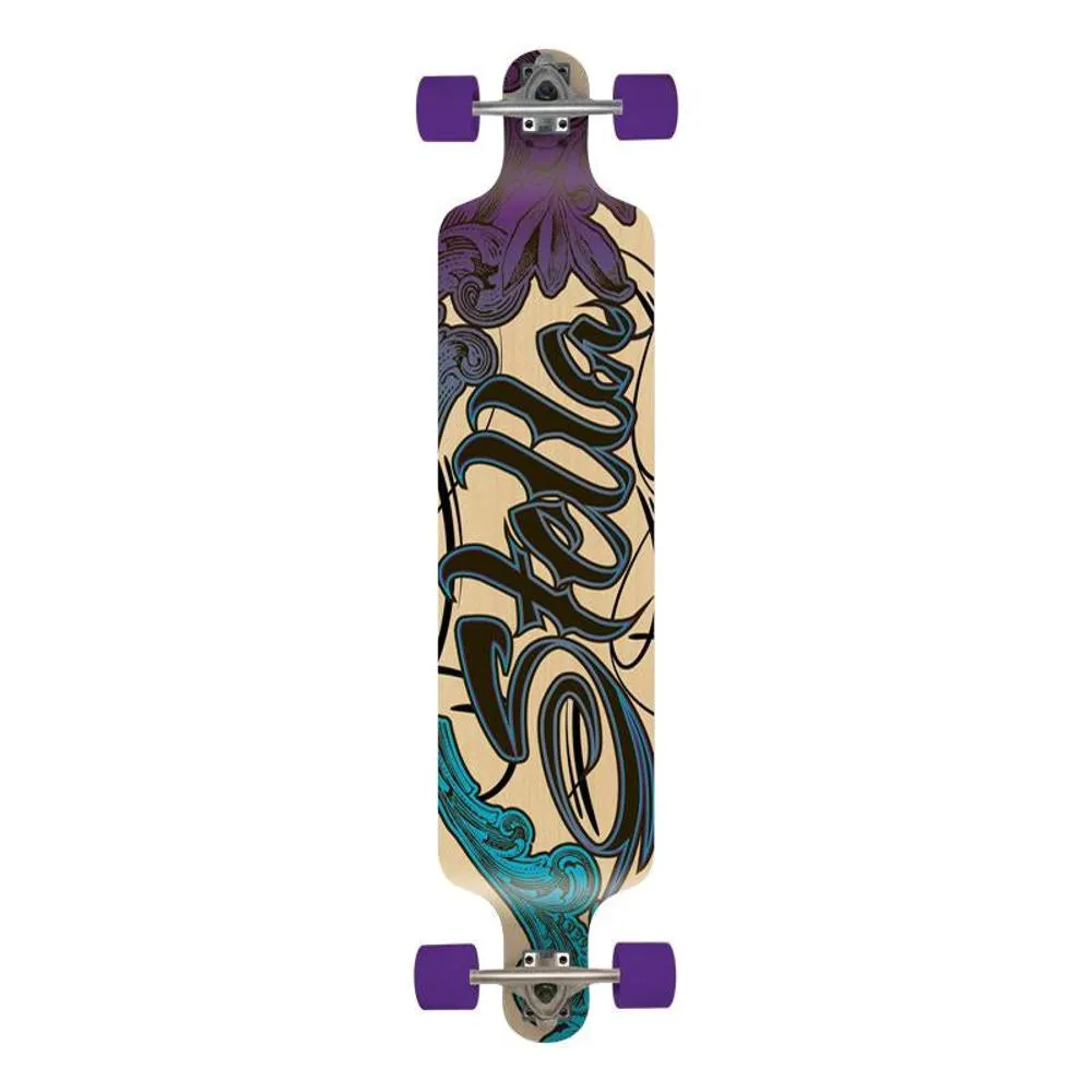 Stella Lowrider Ornate Logo Longboard 42" - Complete