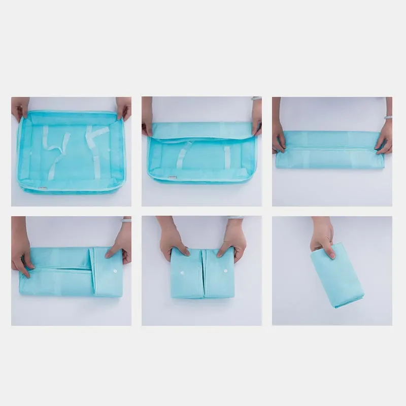 Storage Bag For Travel Clothes Folding Bundle Pocket Wash Bag
