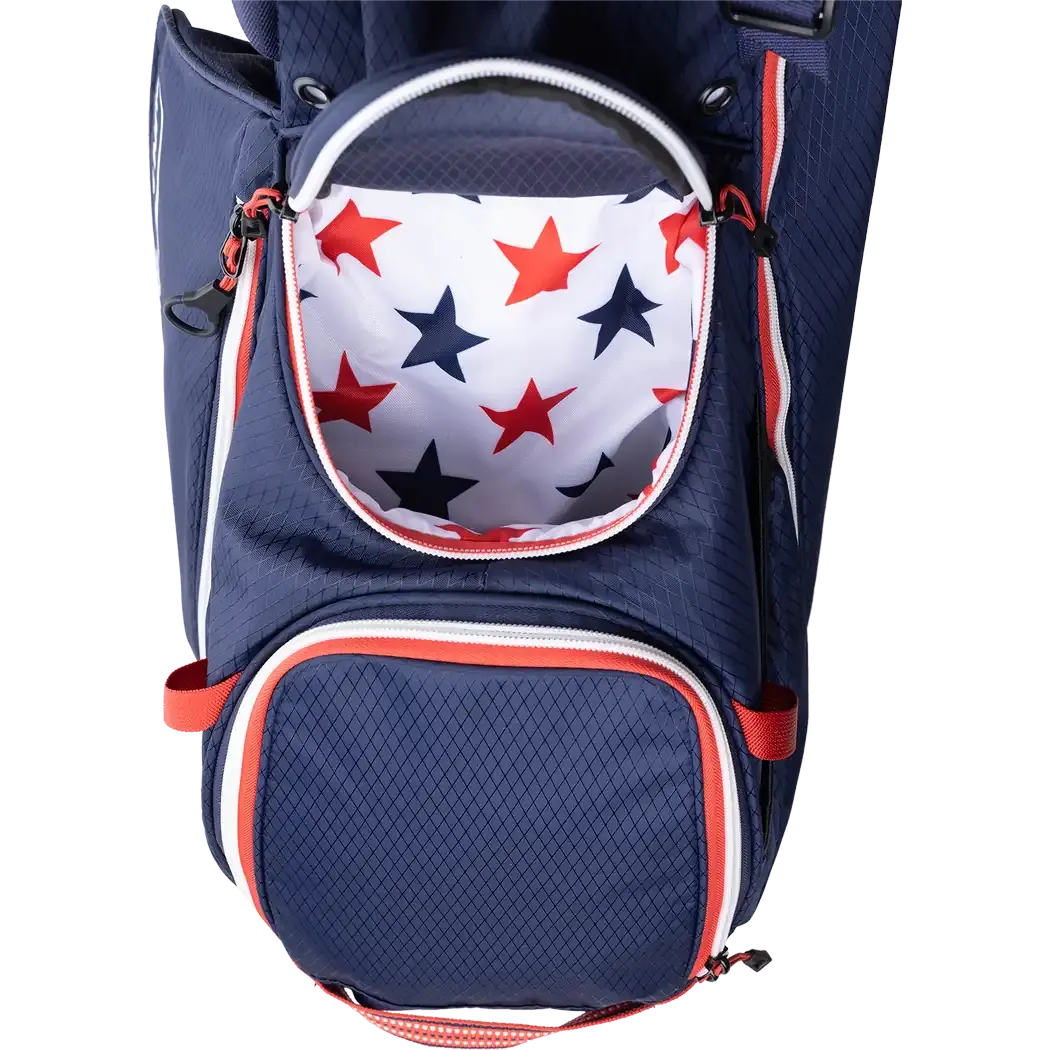 Sun Mountain 2024 3.5 LS Stand Bag Navy/White/Red USA