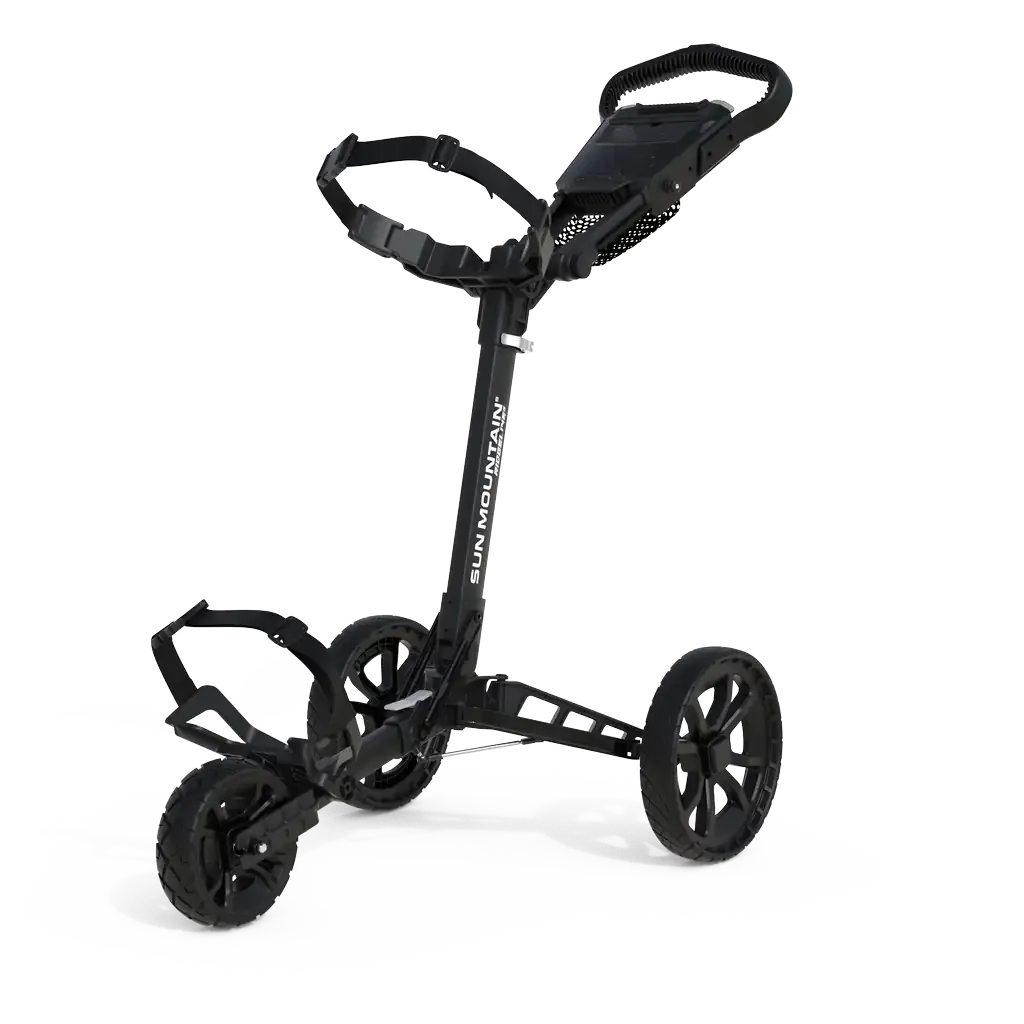 Sun Mountain Ridgeline 3 Golf Push Cart Black
