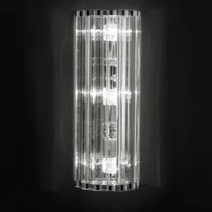 Tall Elegant Murano Glass Wall Light