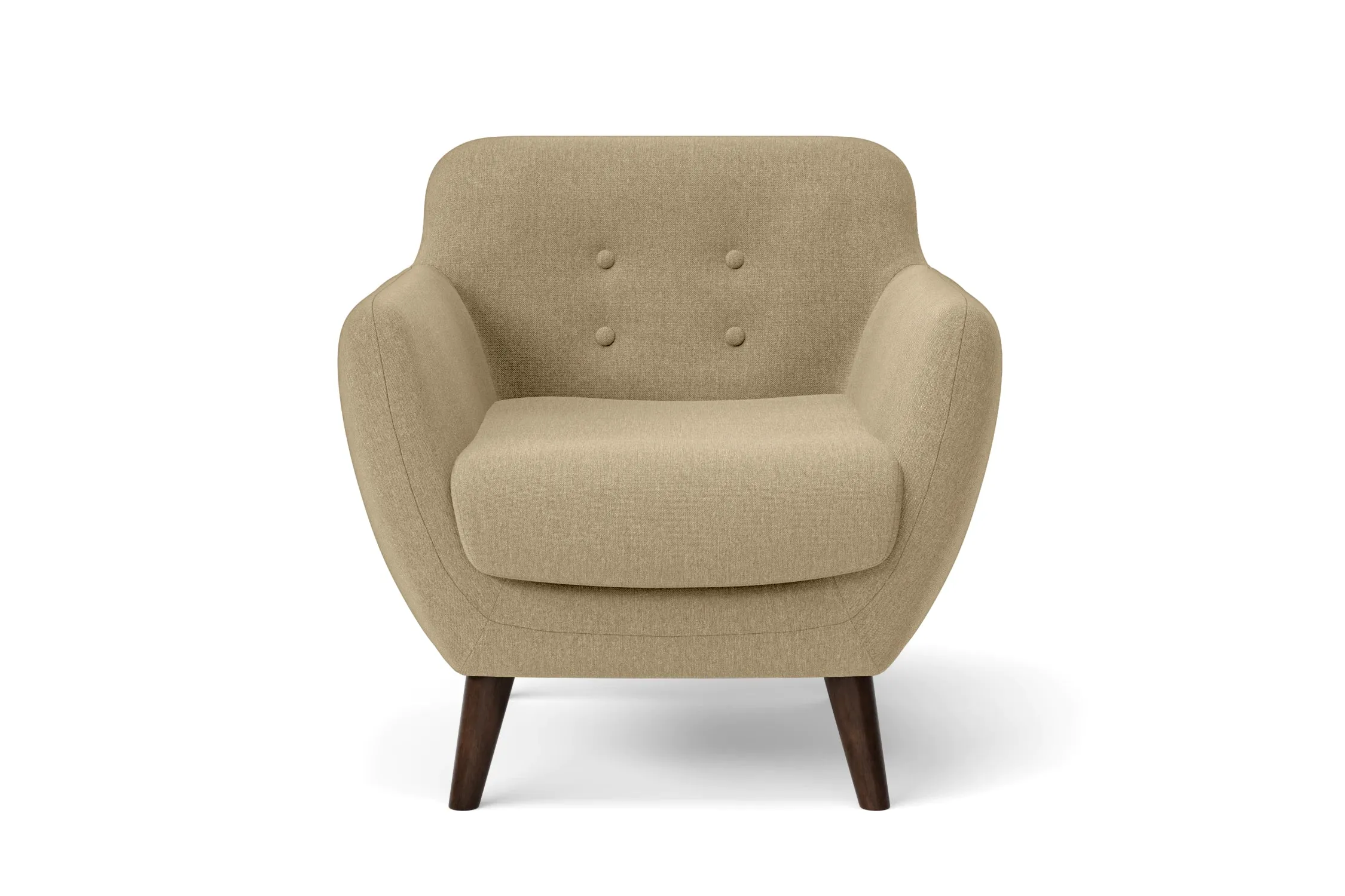 Terni Armchair Beige Linen Fabric