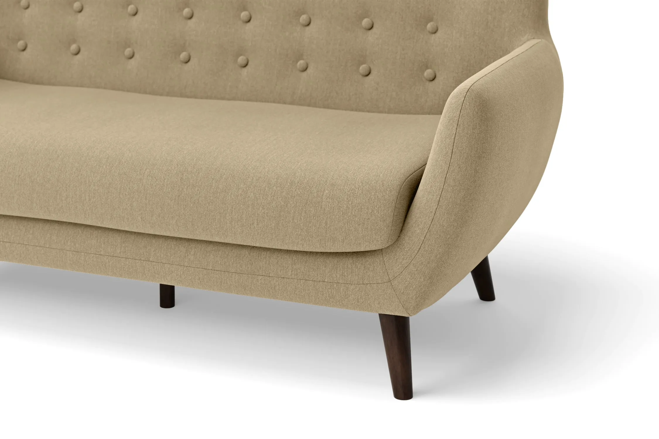 Terni Armchair Beige Linen Fabric