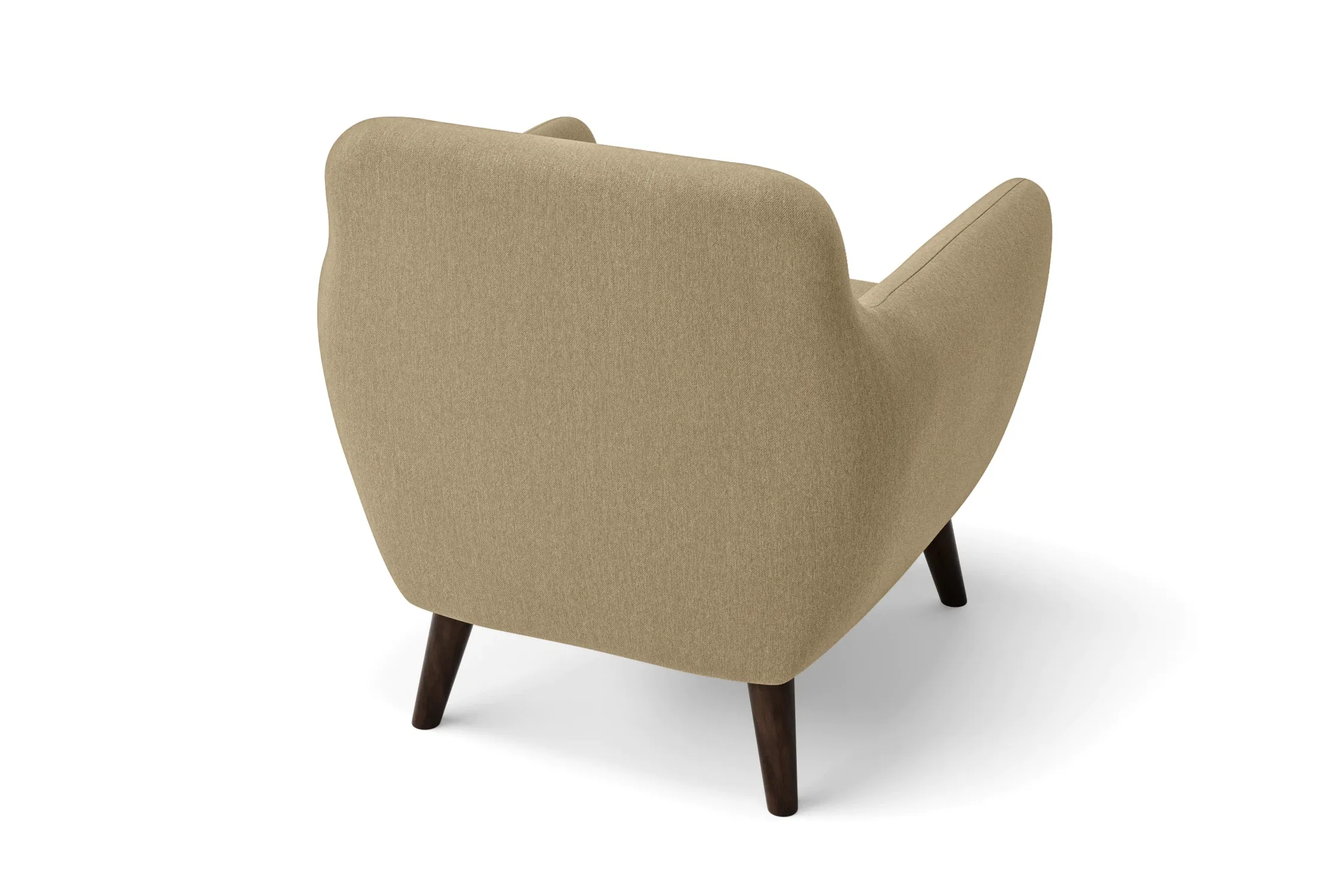 Terni Armchair Beige Linen Fabric