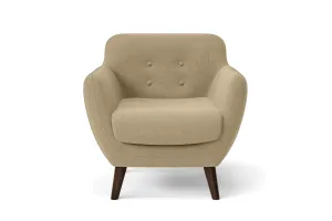 Terni Armchair Beige Linen Fabric