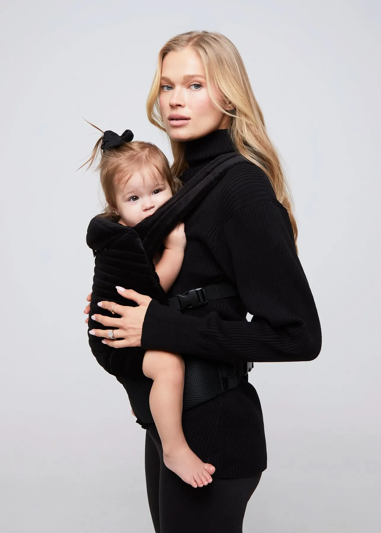 The Armadillo Baby Carrier - Black Velvet