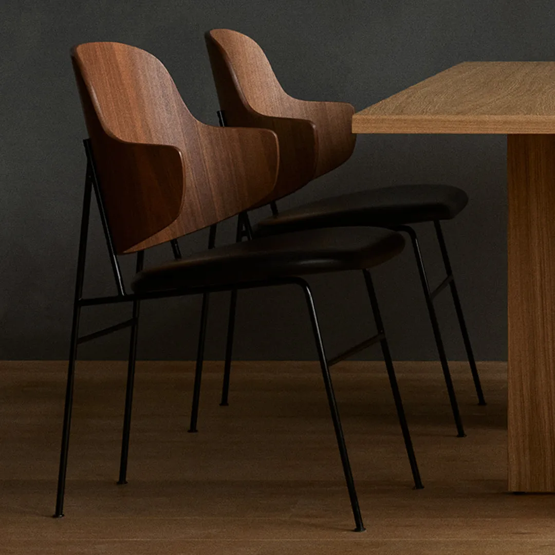 The Penguin Dining Chair - Seat Upholstered