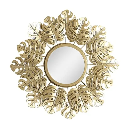 TOG Modern Decorative Wall Mirrors Wall Art for Hallway Bedroom Decoration Monstera'|Home & Garden| Home Decor| Mirrors'