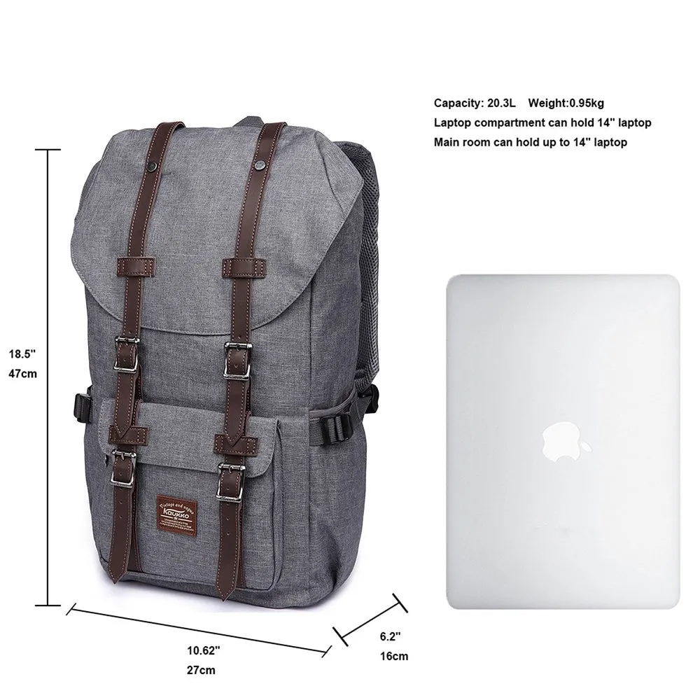 Travel Laptop Backpack, Oxford fabric( K1023-grey)