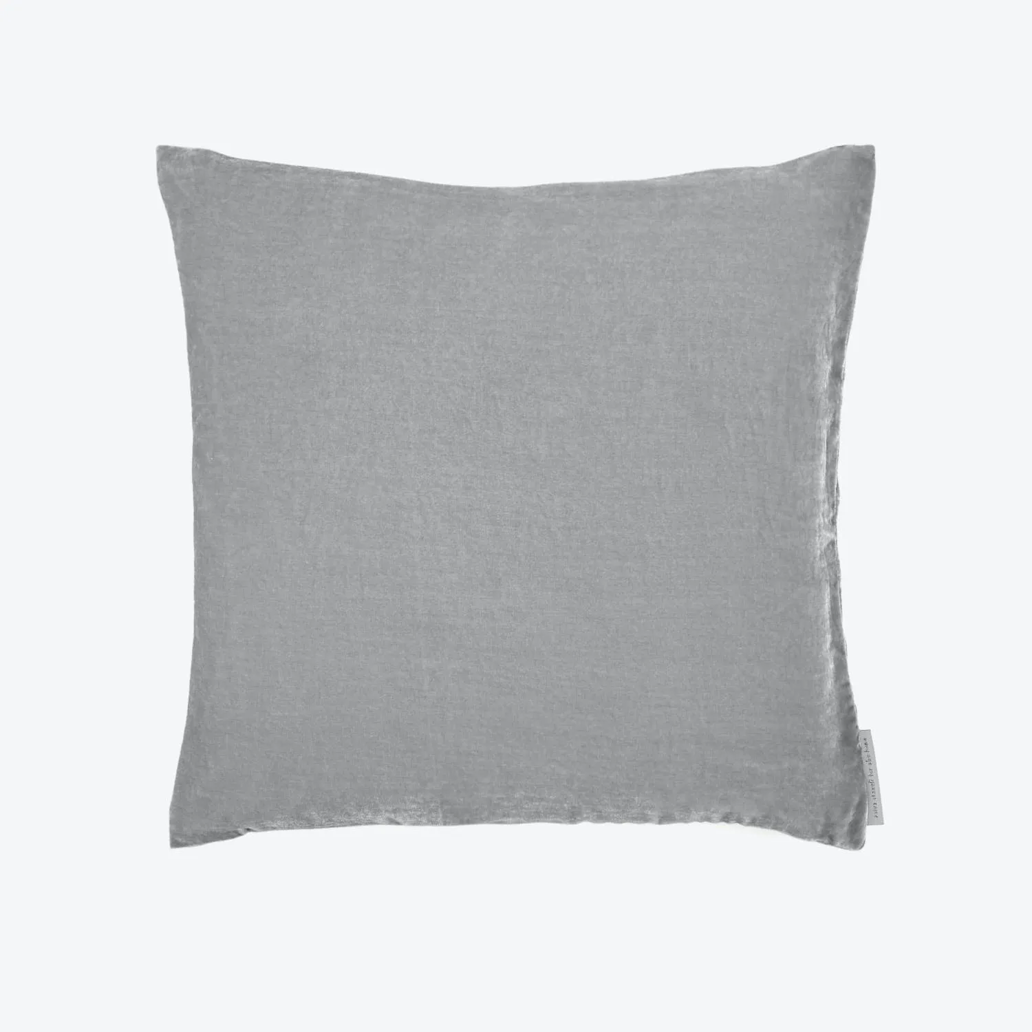 Velvet Pillow Silver