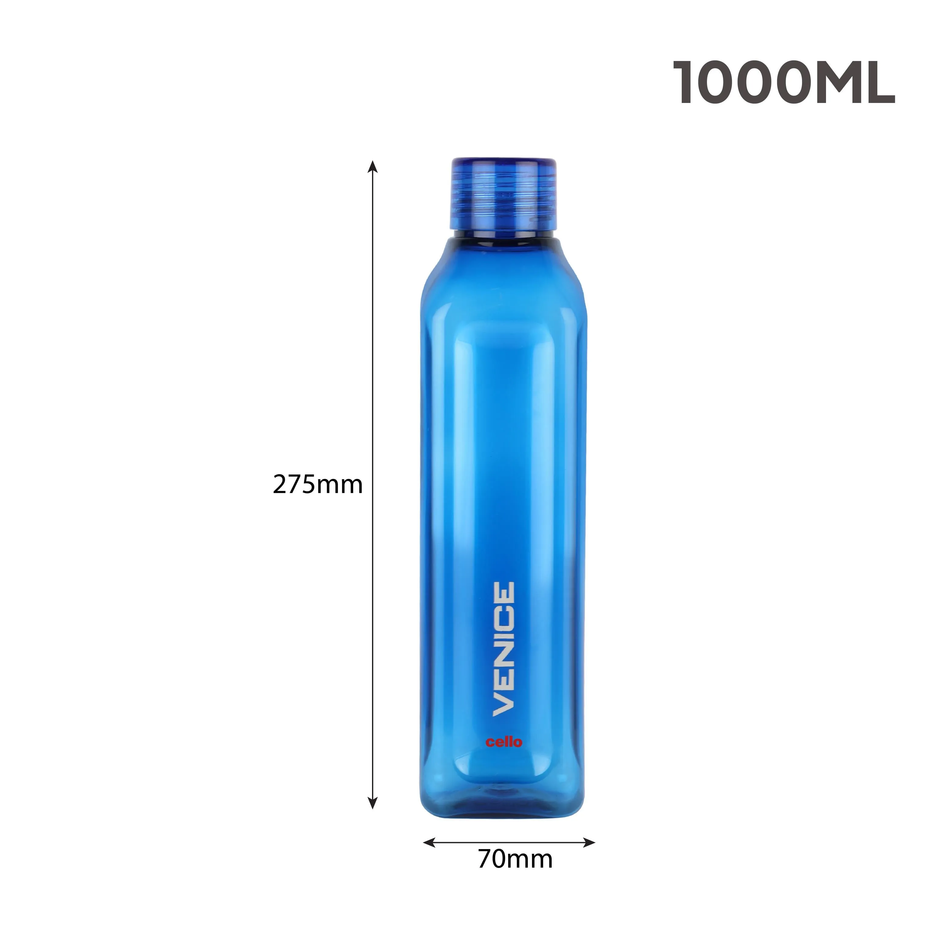 Venice Plastic Water Bottle, 1000ml
