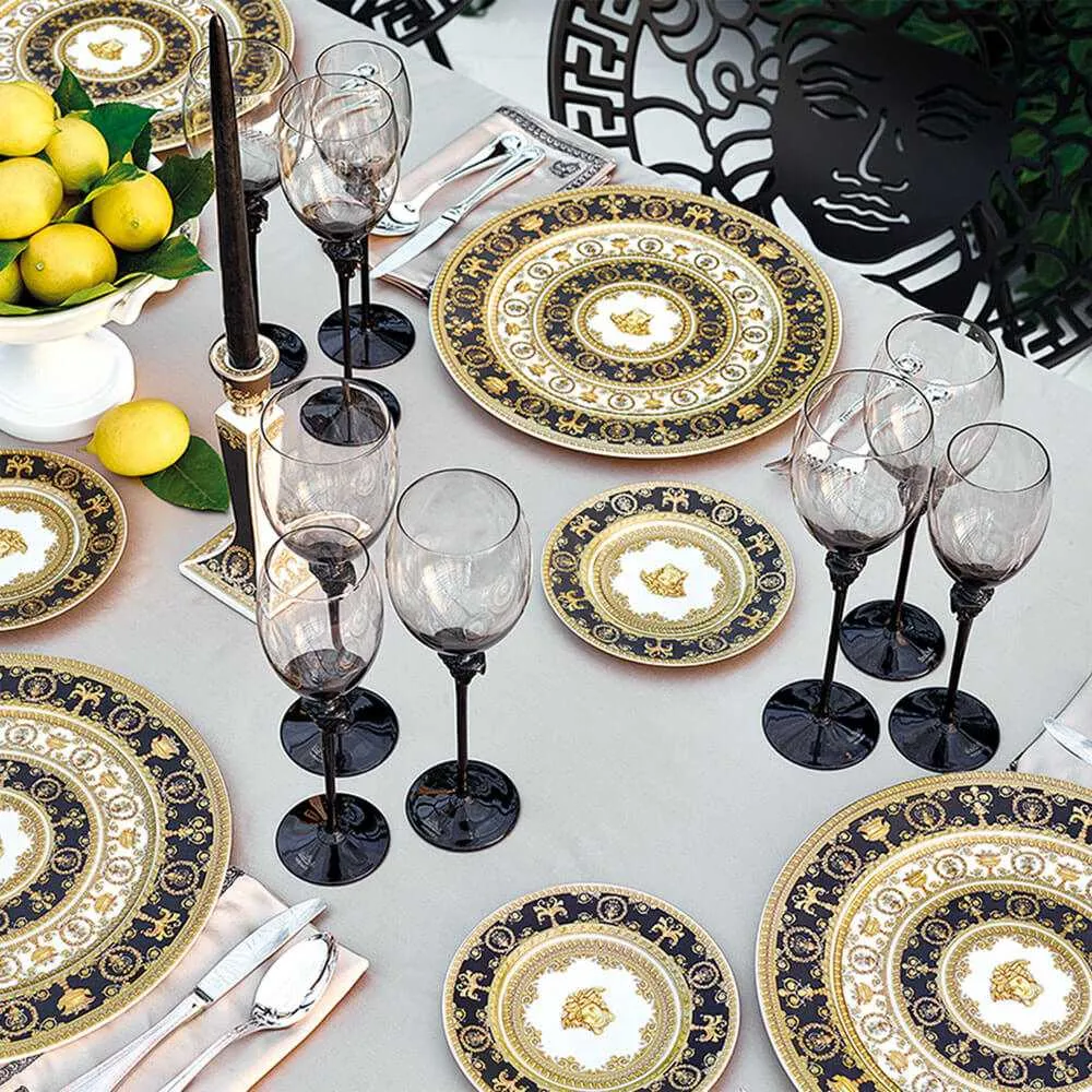 Versace meets Rosenthal I Love Baroque Oval platter 40.5x30 cm. black