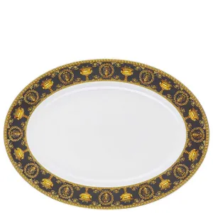 Versace meets Rosenthal I Love Baroque Oval platter 40.5x30 cm. black