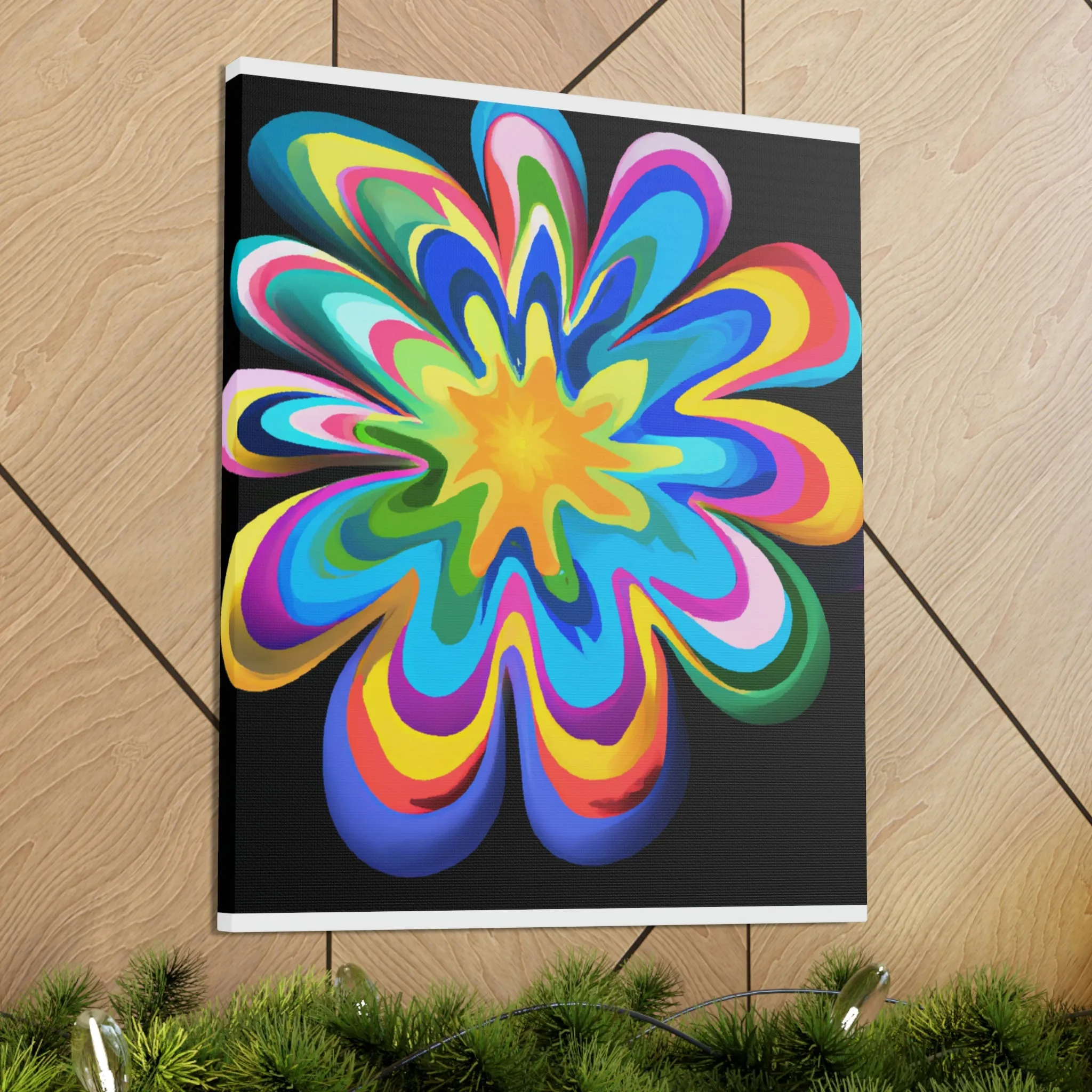 Vibrant Noir. - Canvas