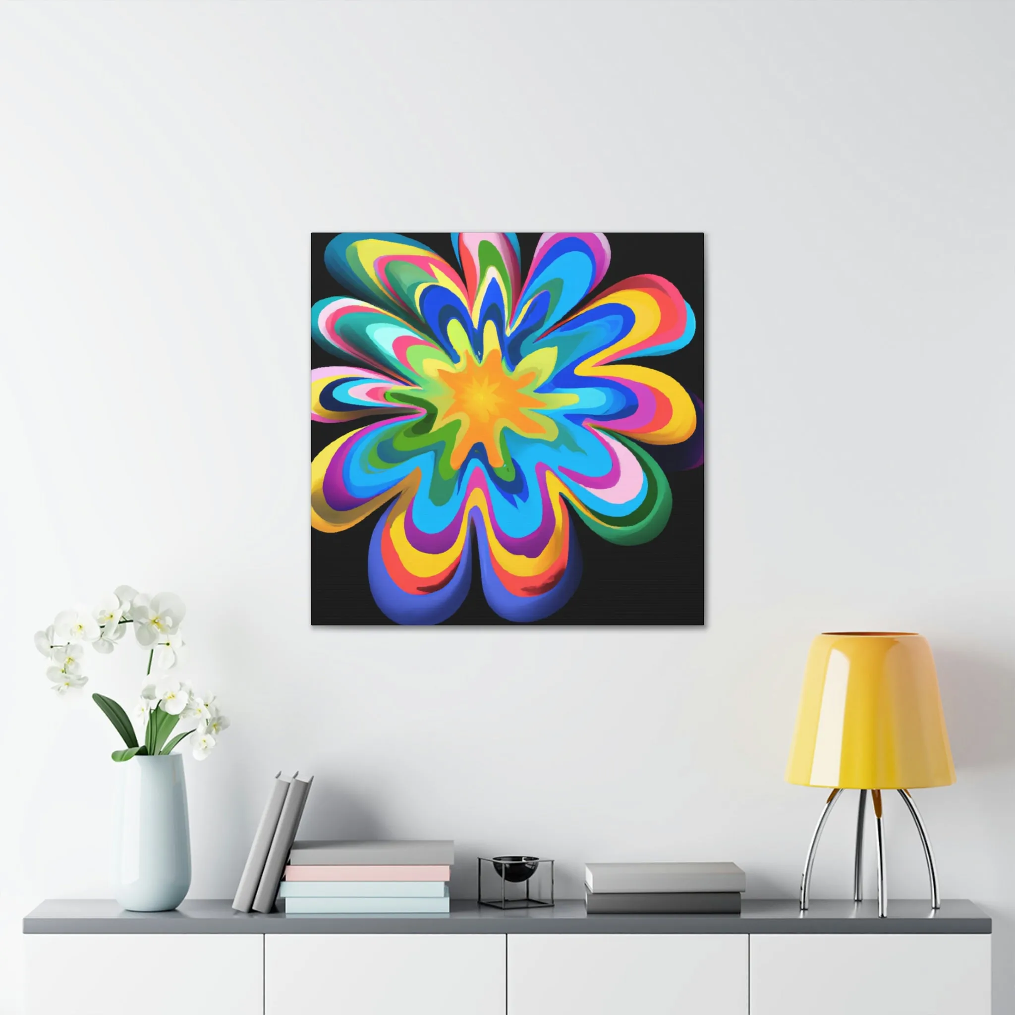 Vibrant Noir. - Canvas
