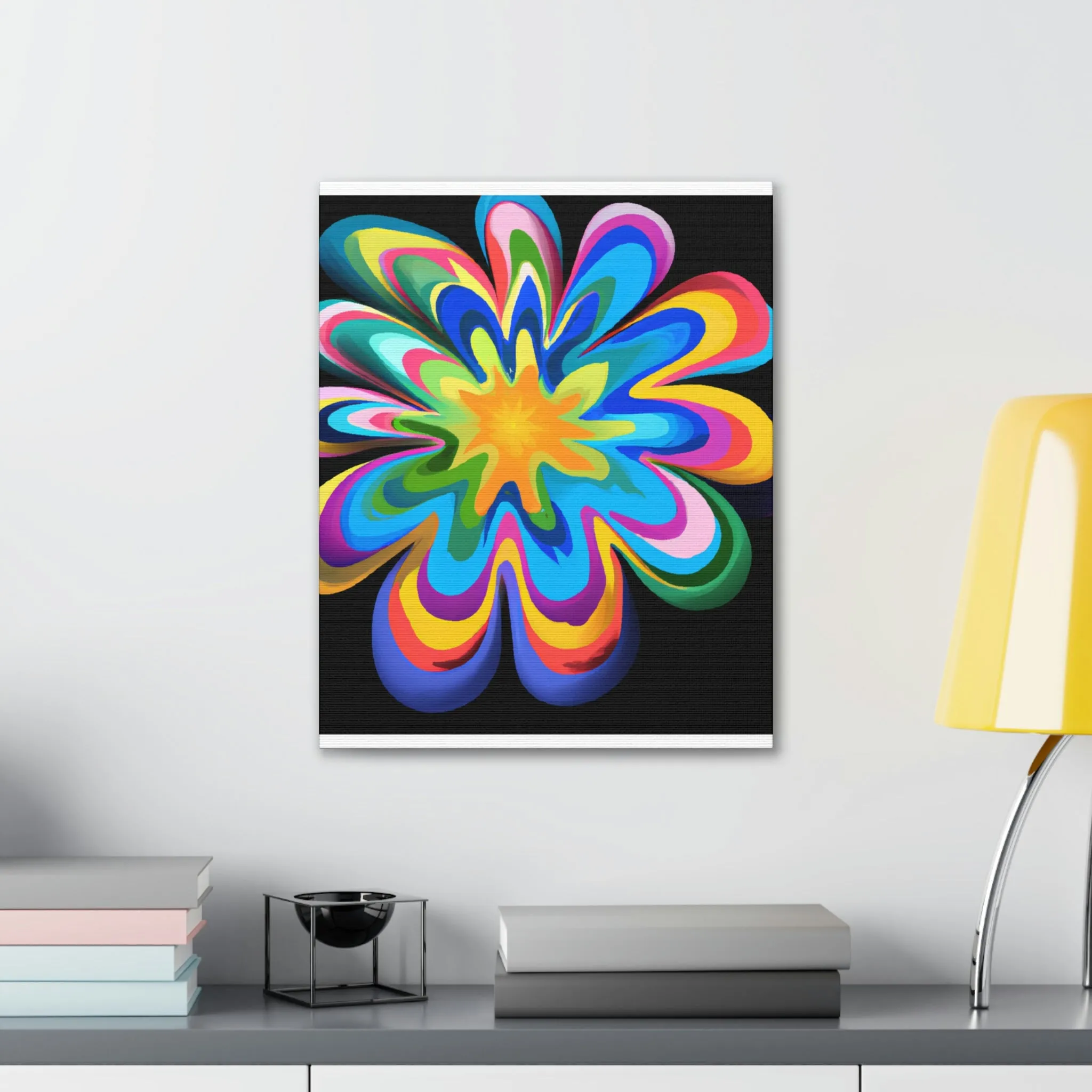 Vibrant Noir. - Canvas