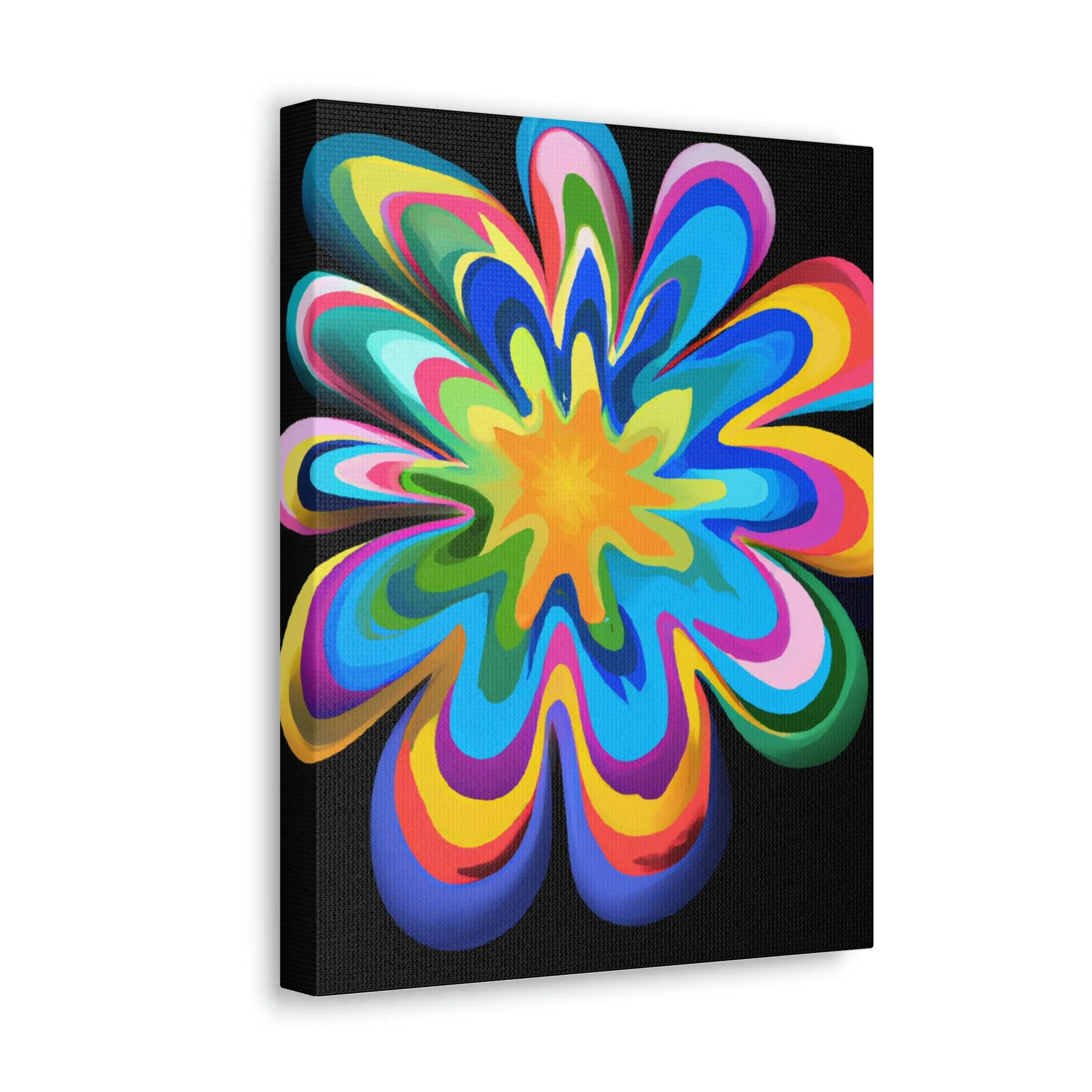 Vibrant Noir. - Canvas