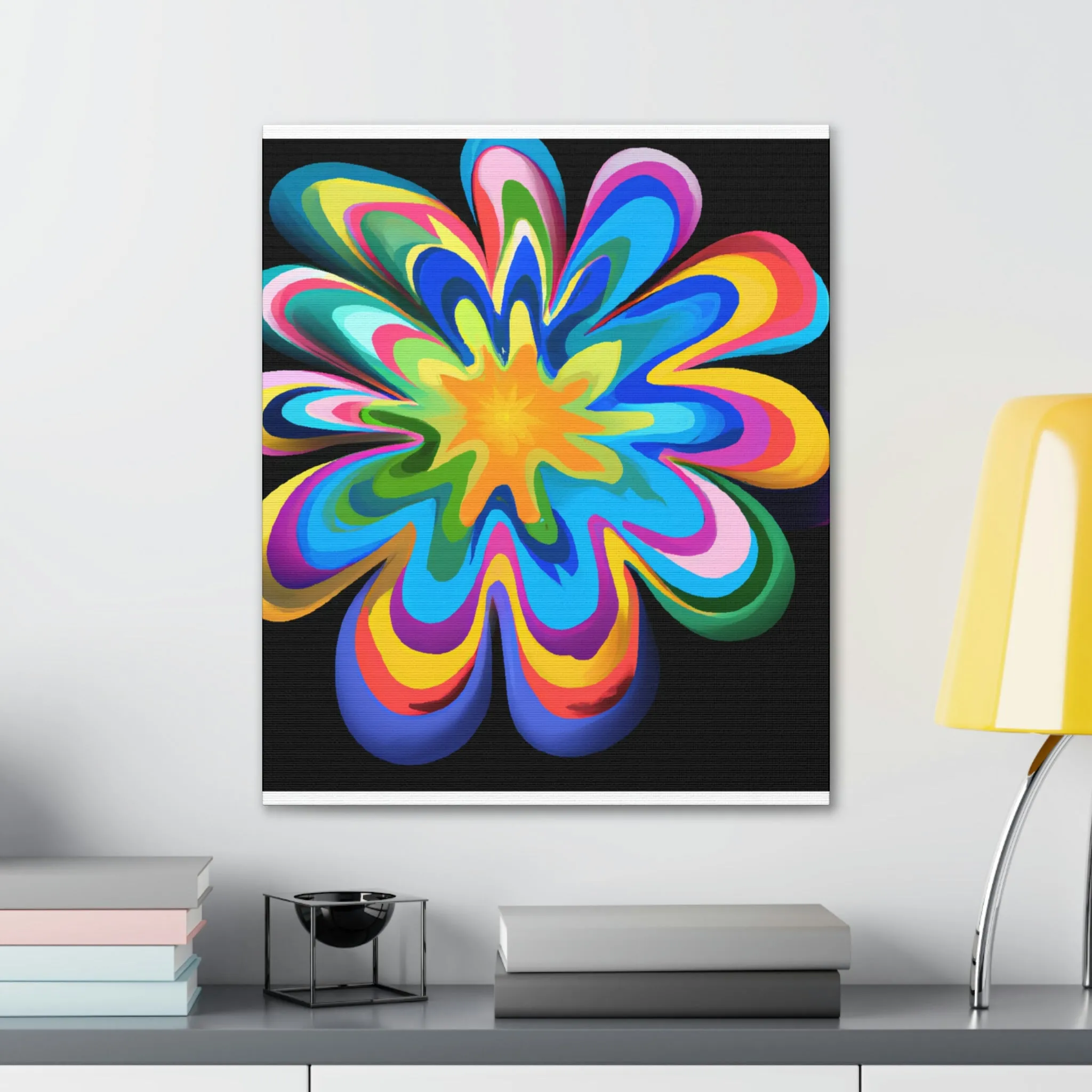 Vibrant Noir. - Canvas