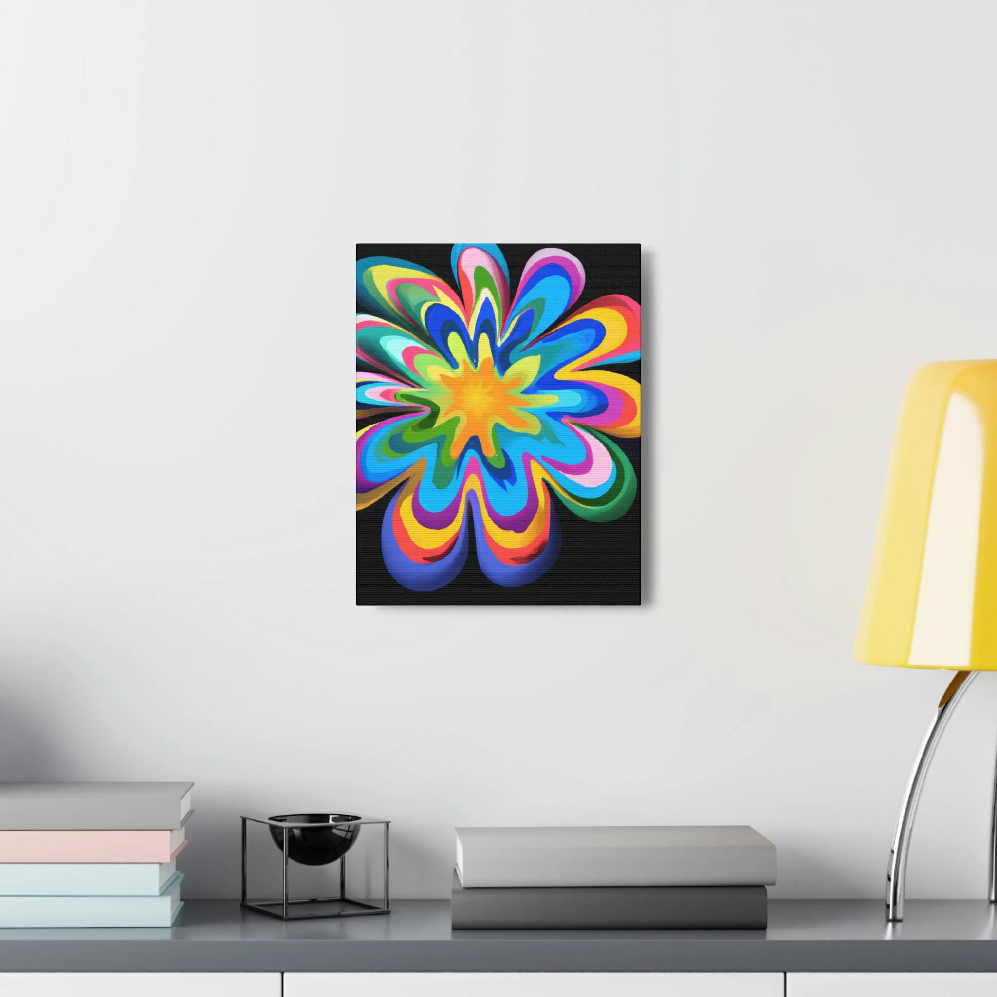 Vibrant Noir. - Canvas