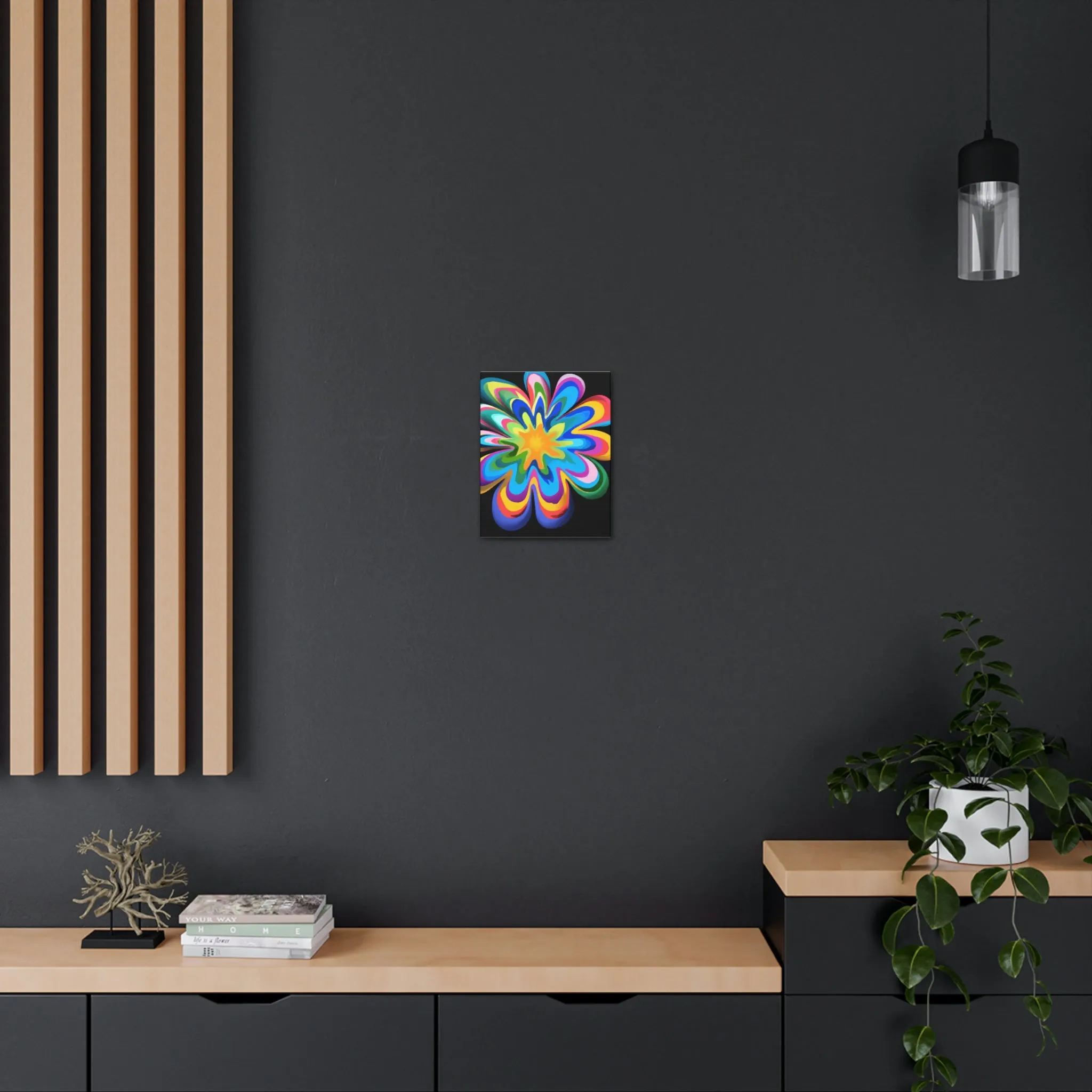 Vibrant Noir. - Canvas