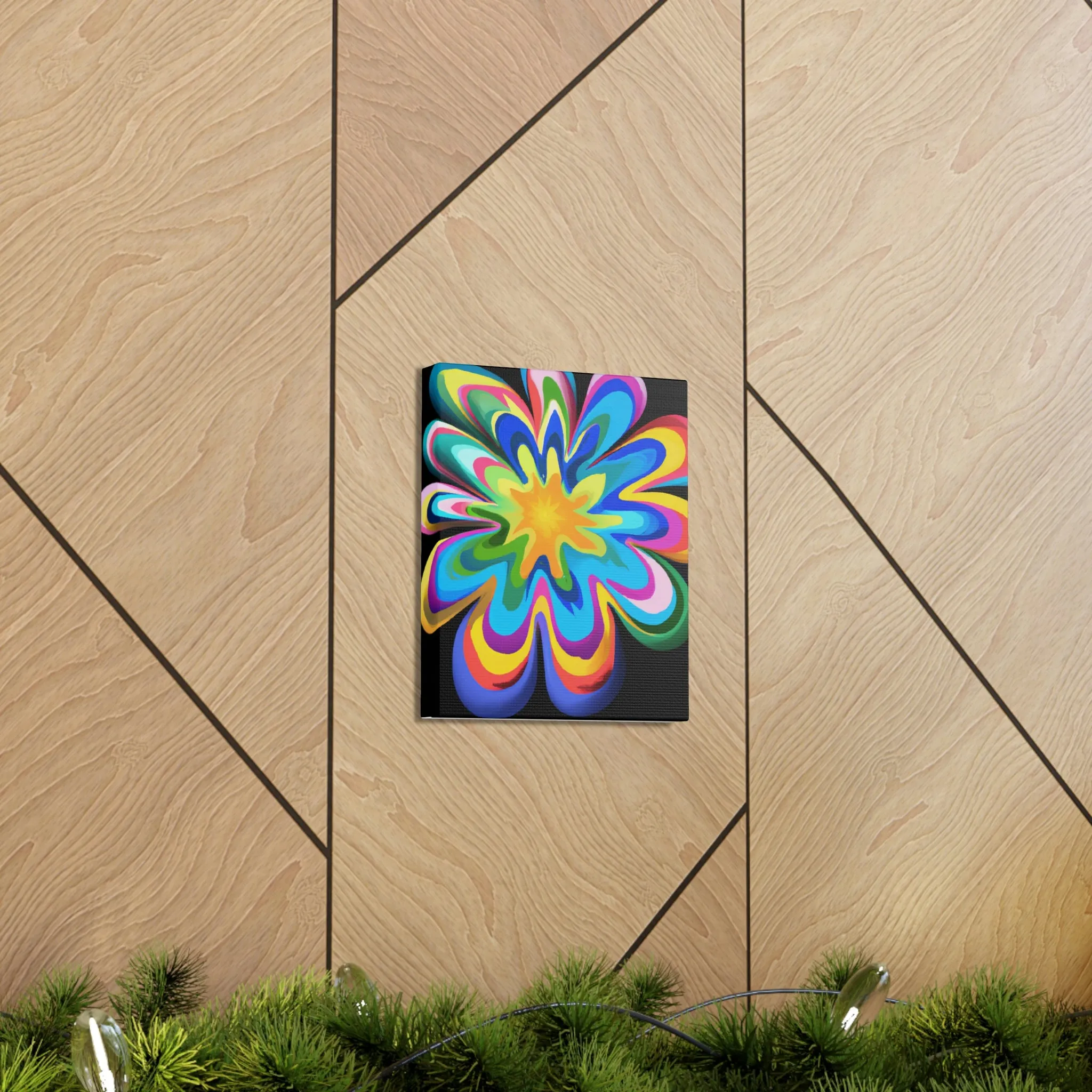 Vibrant Noir. - Canvas