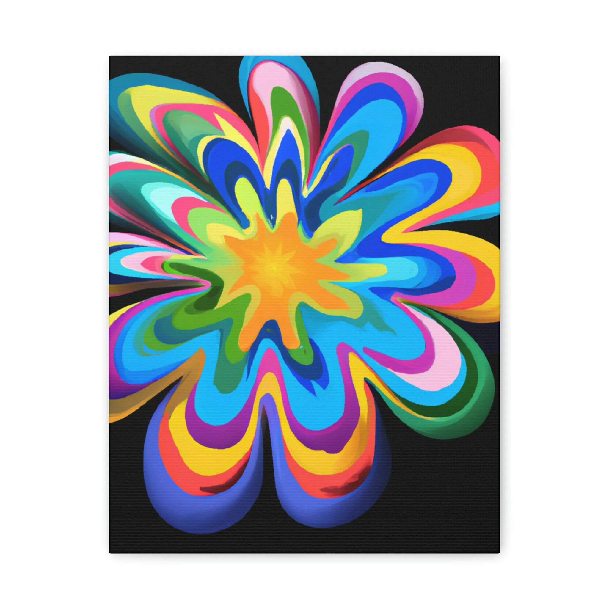 Vibrant Noir. - Canvas