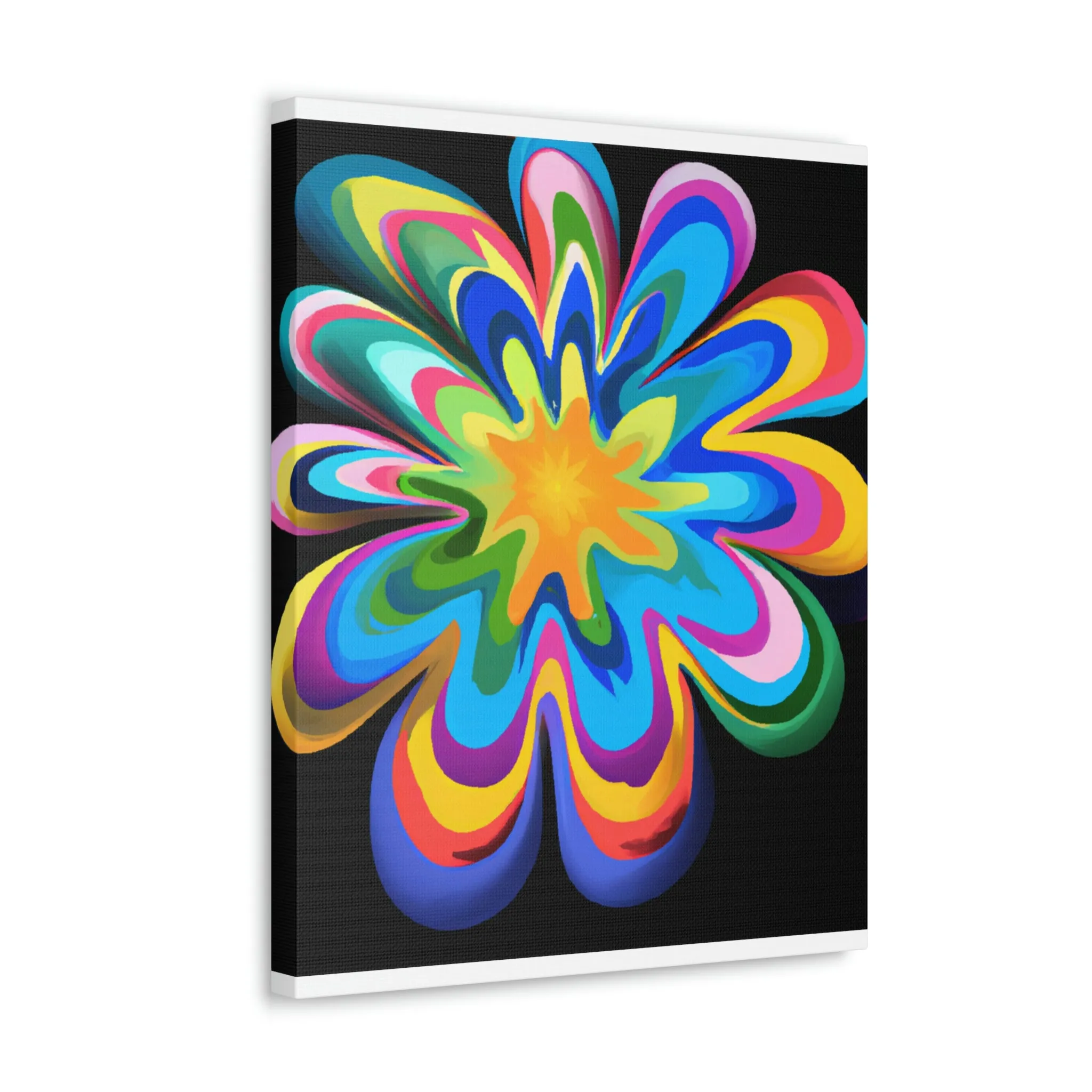 Vibrant Noir. - Canvas