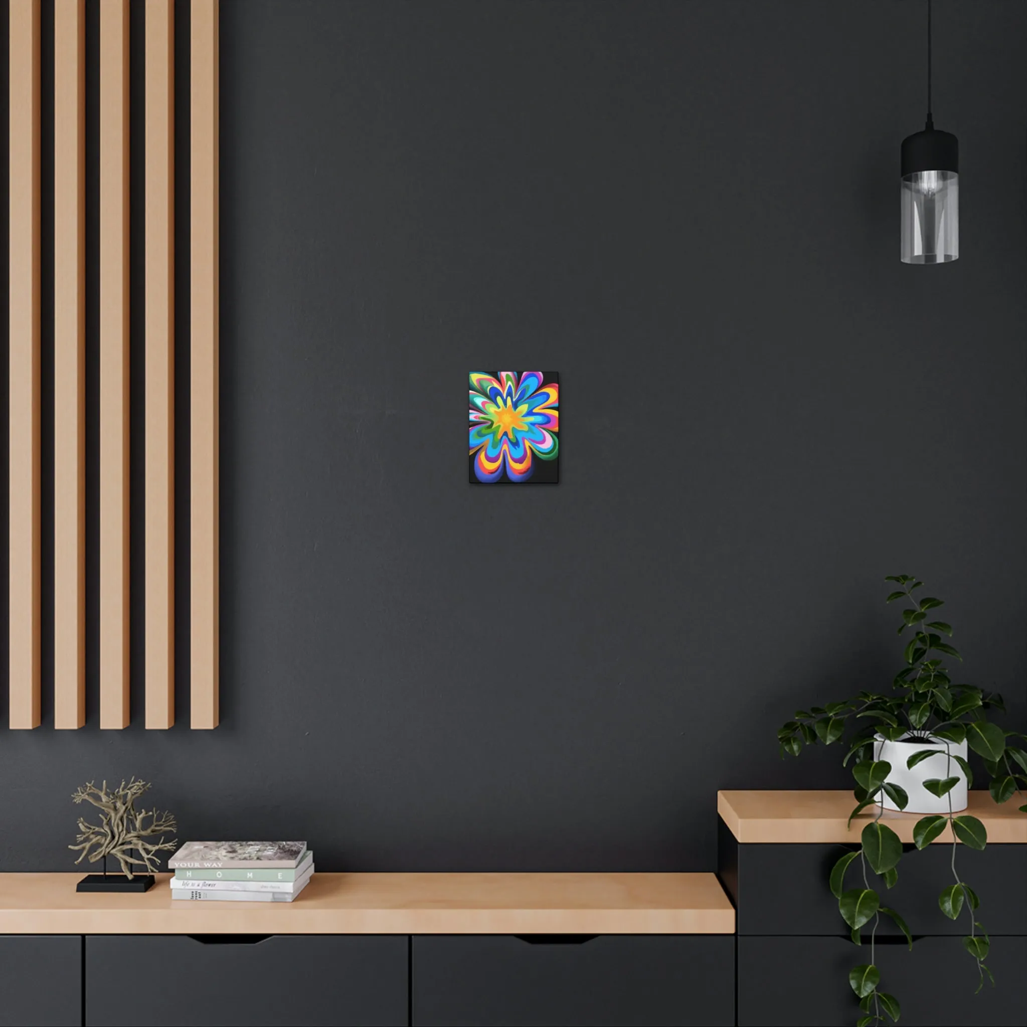 Vibrant Noir. - Canvas