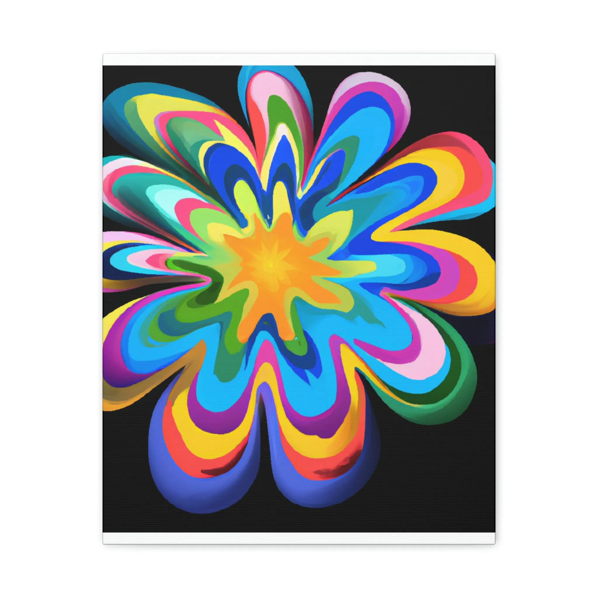 Vibrant Noir. - Canvas