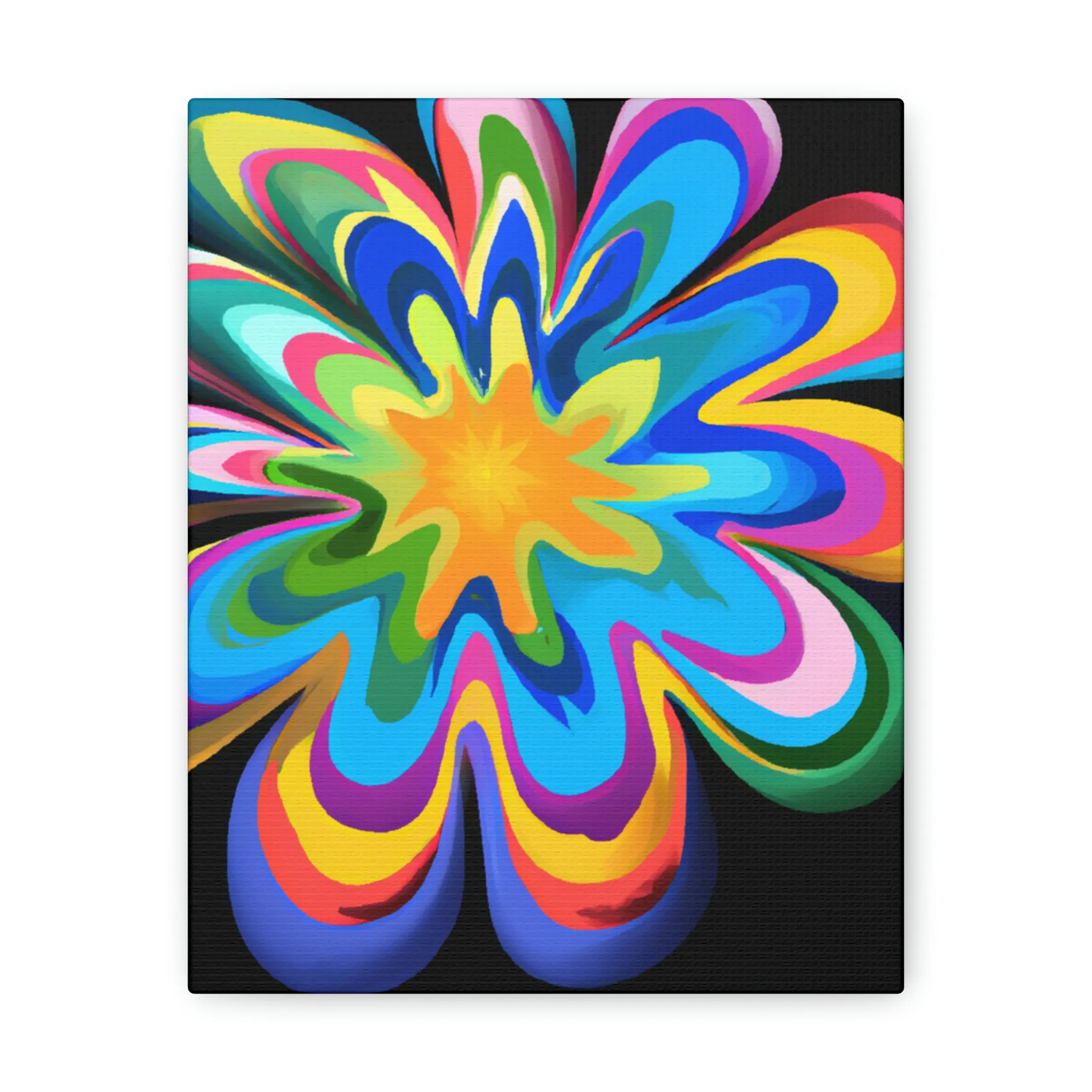 Vibrant Noir. - Canvas