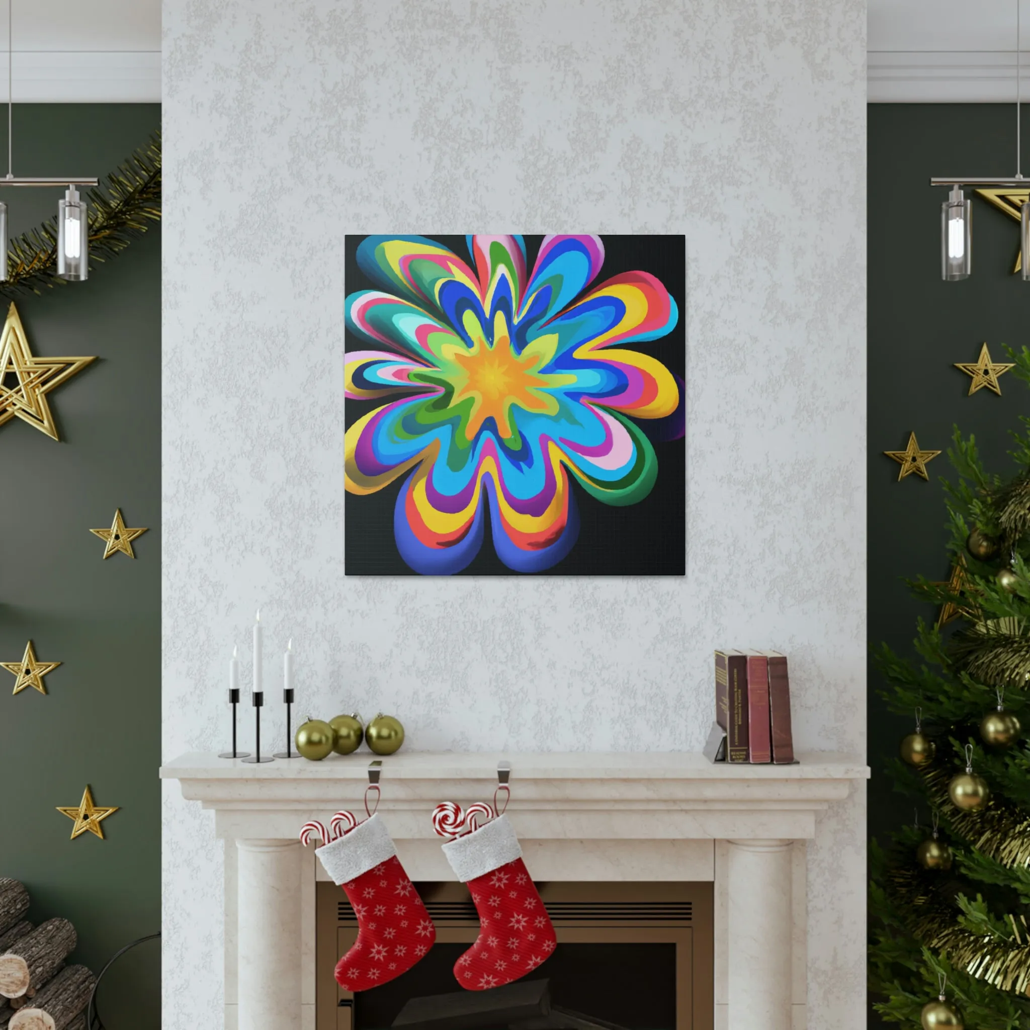 Vibrant Noir. - Canvas