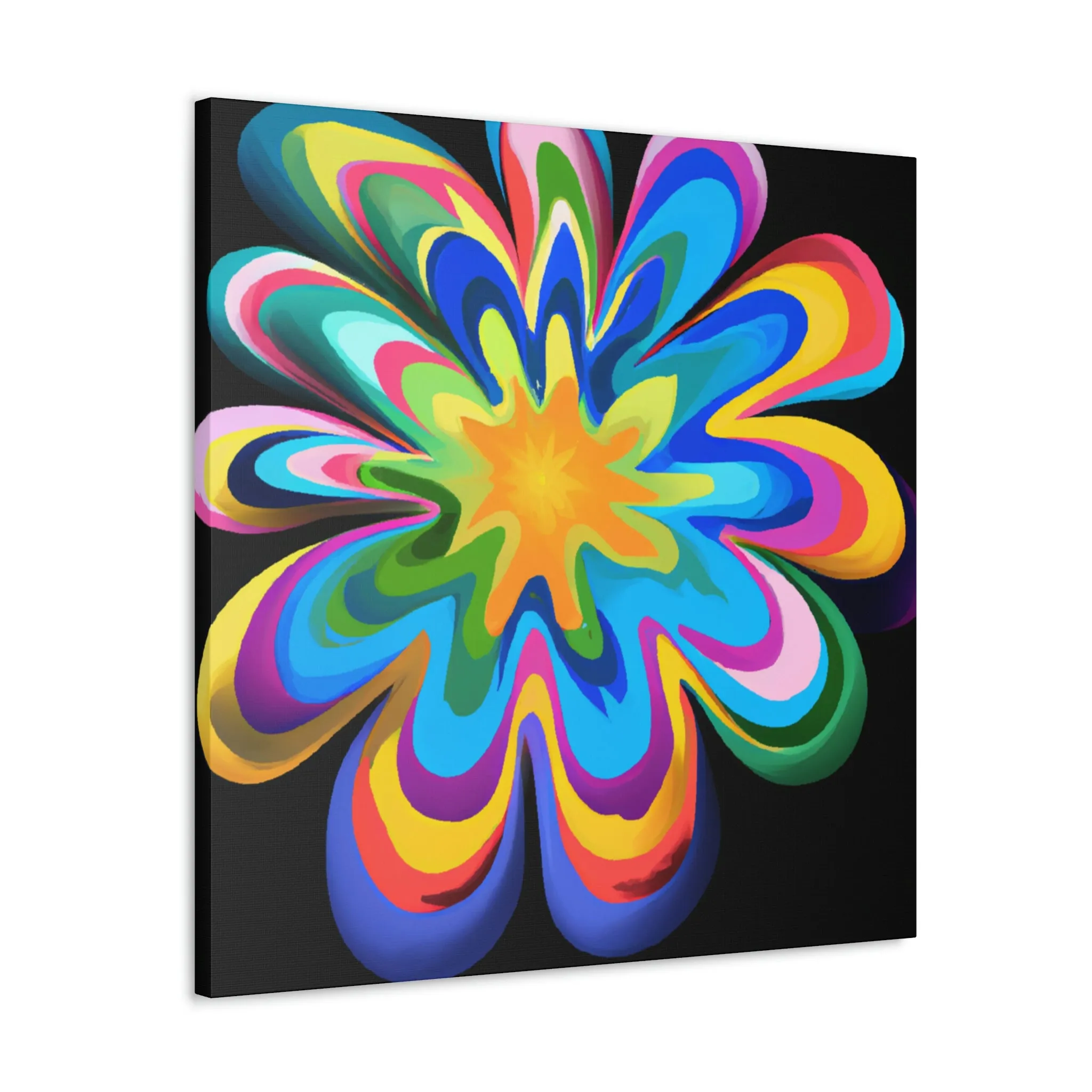 Vibrant Noir. - Canvas