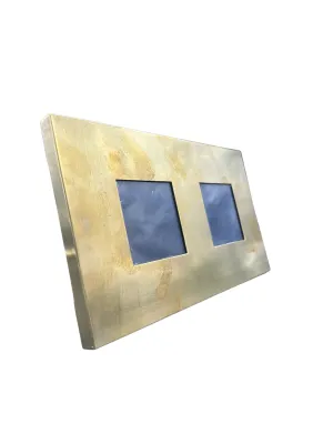 Vintage Italian Double Picture Frame 1960s