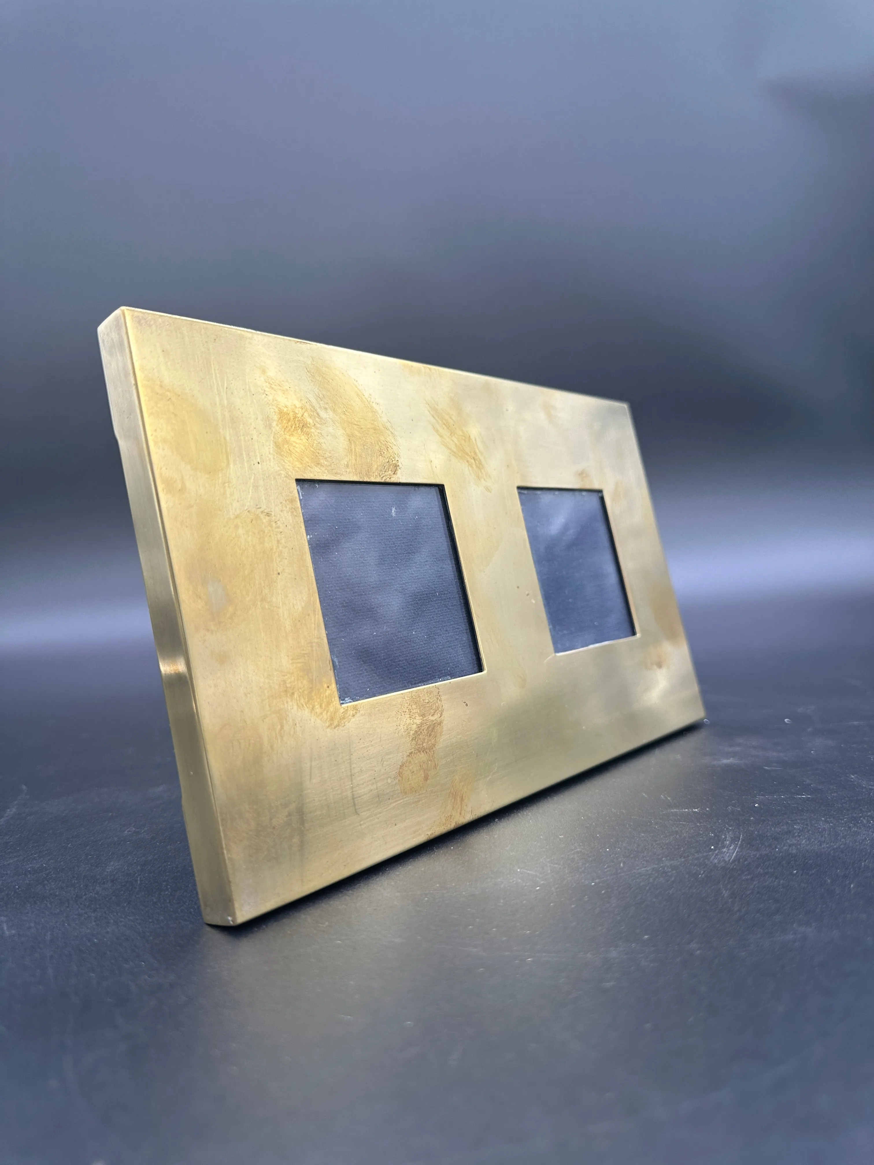 Vintage Italian Double Picture Frame 1960s
