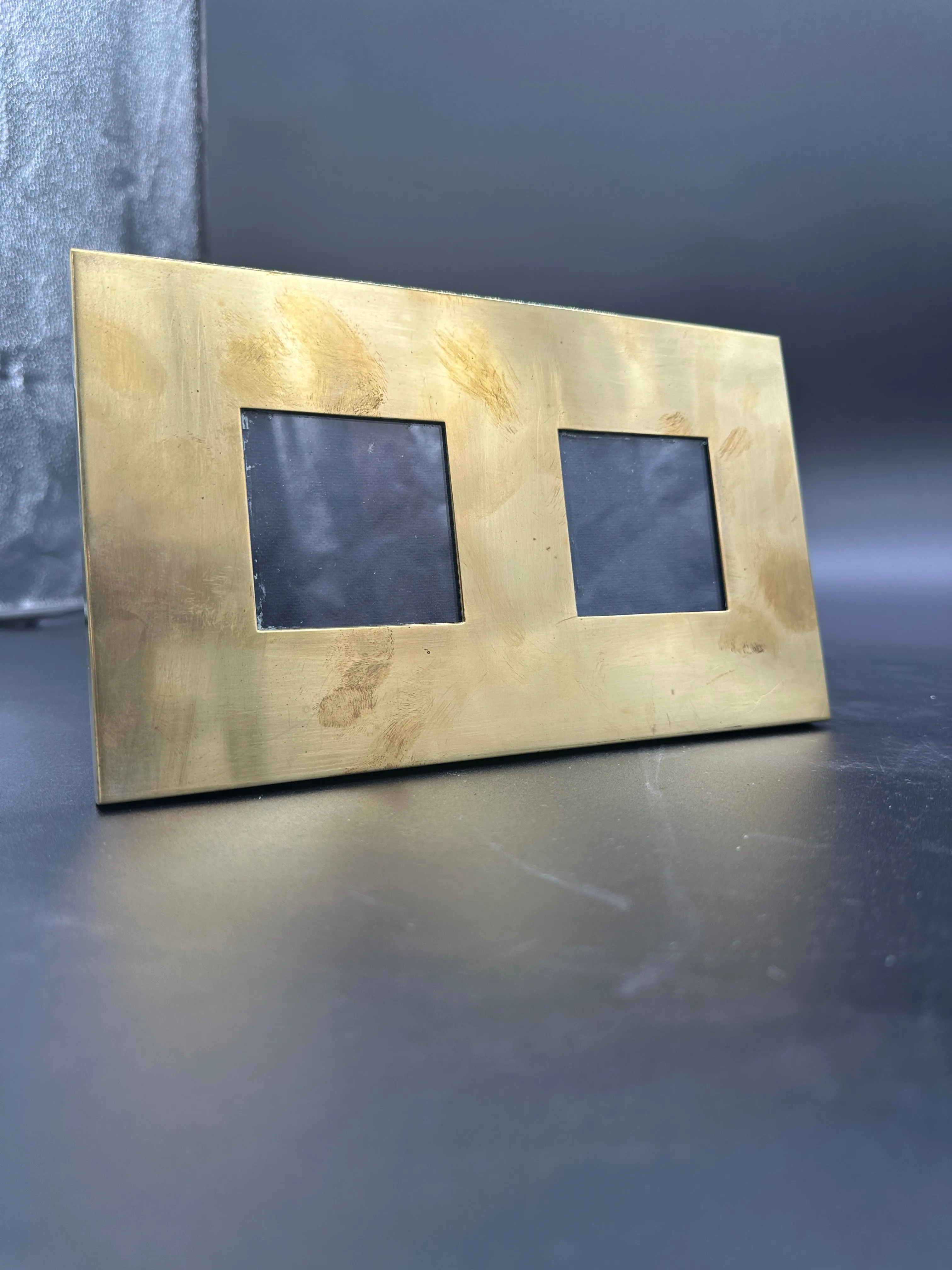 Vintage Italian Double Picture Frame 1960s