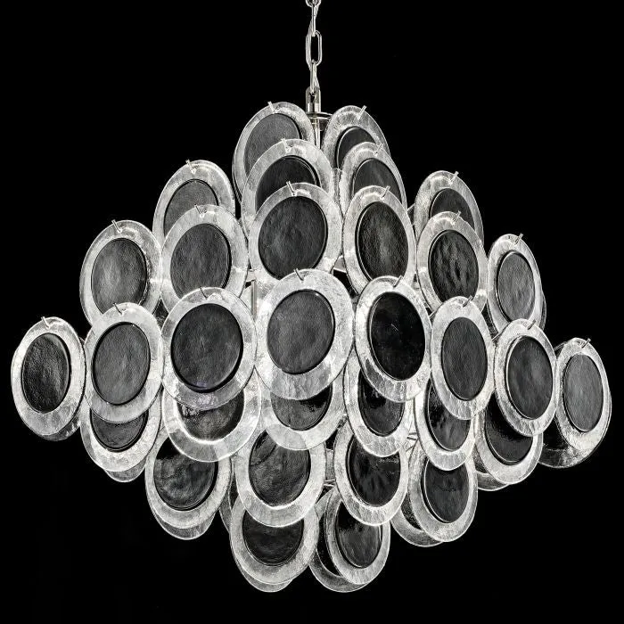 Vistosi-Style Disc Chandelier In Custom Colours And Sizes