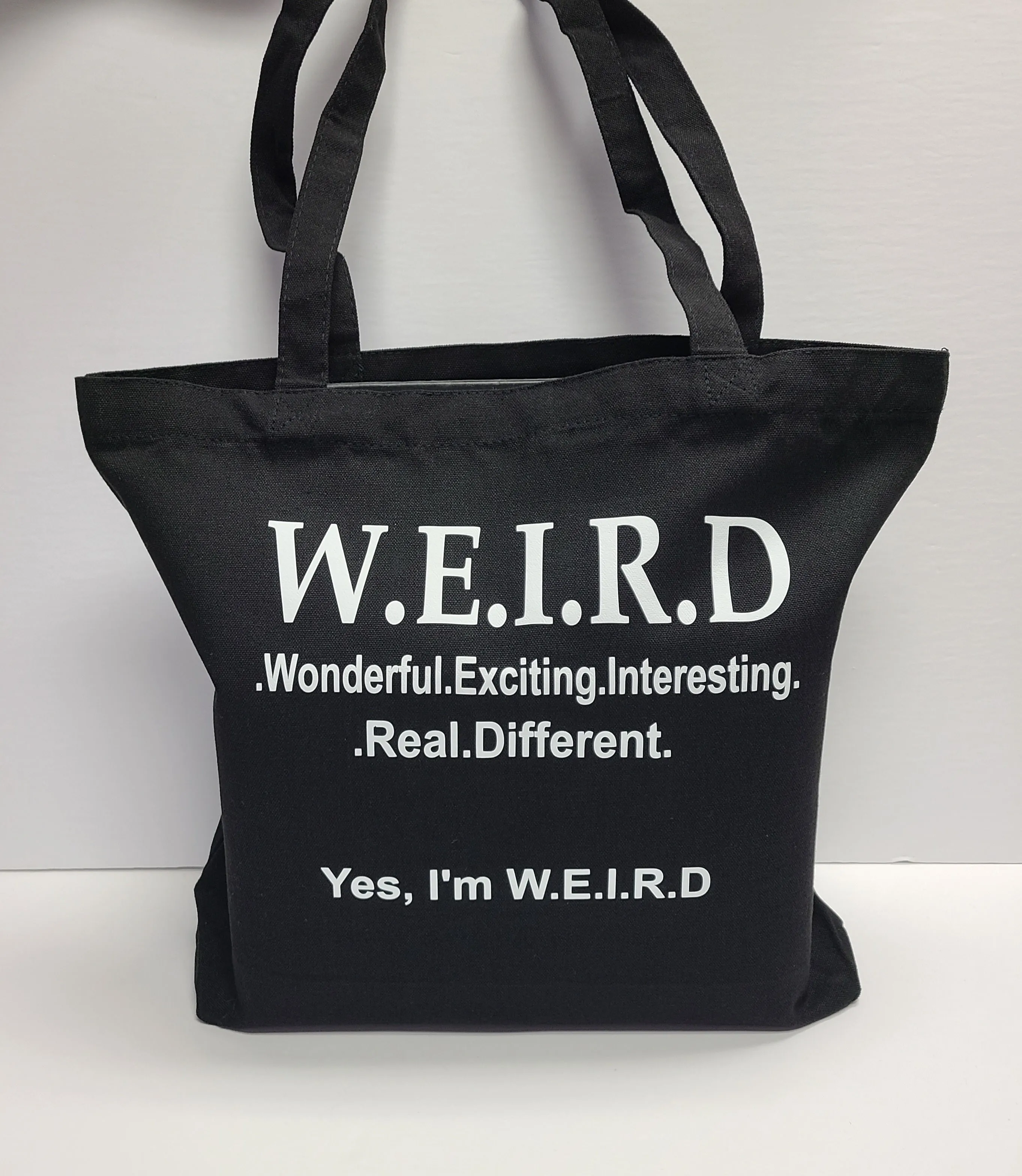 WEIRD Book Bag Black