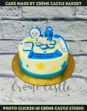 Welcome Baby Details Cake